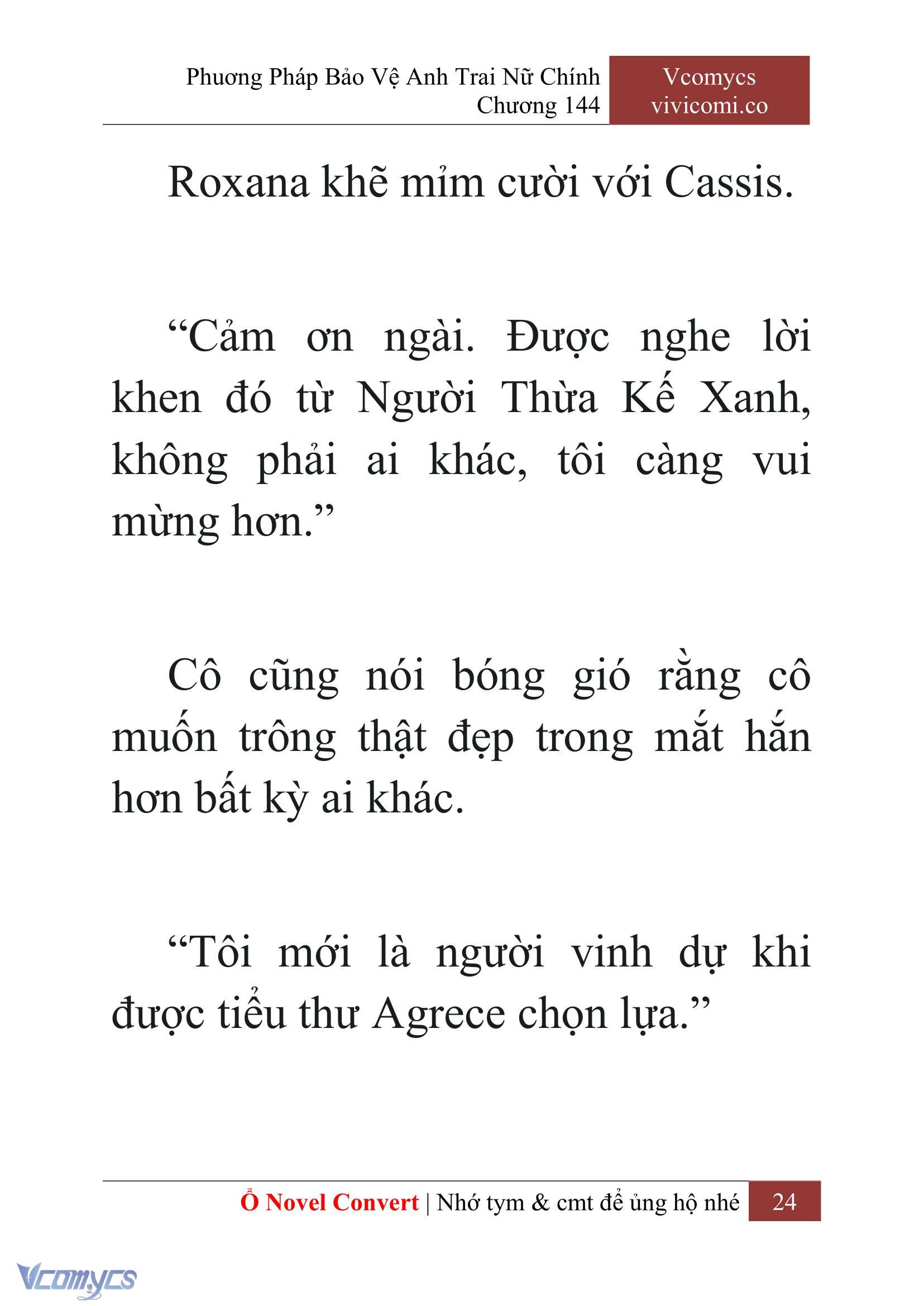 [Novel] Phương Pháp Bảo Vệ Anh Trai Nữ Chính Chap 144 - Trang 2