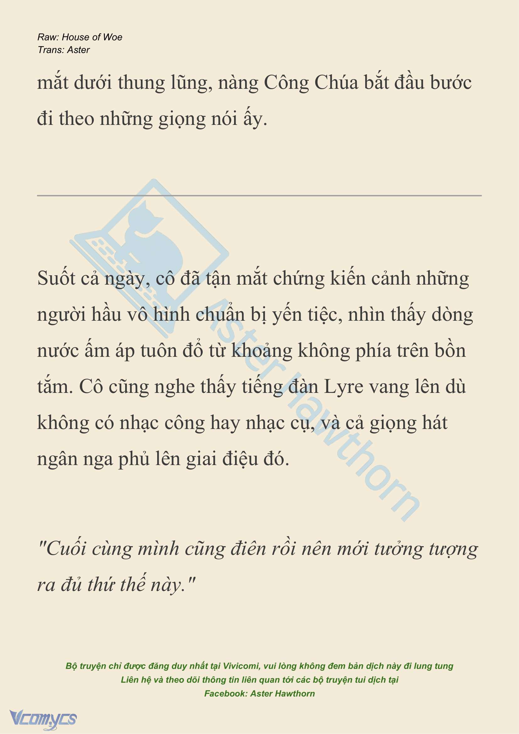 [NOVEL] Dành Cho Các Nữ Thần: Dành cho Psyche Chap 17 - Trang 2