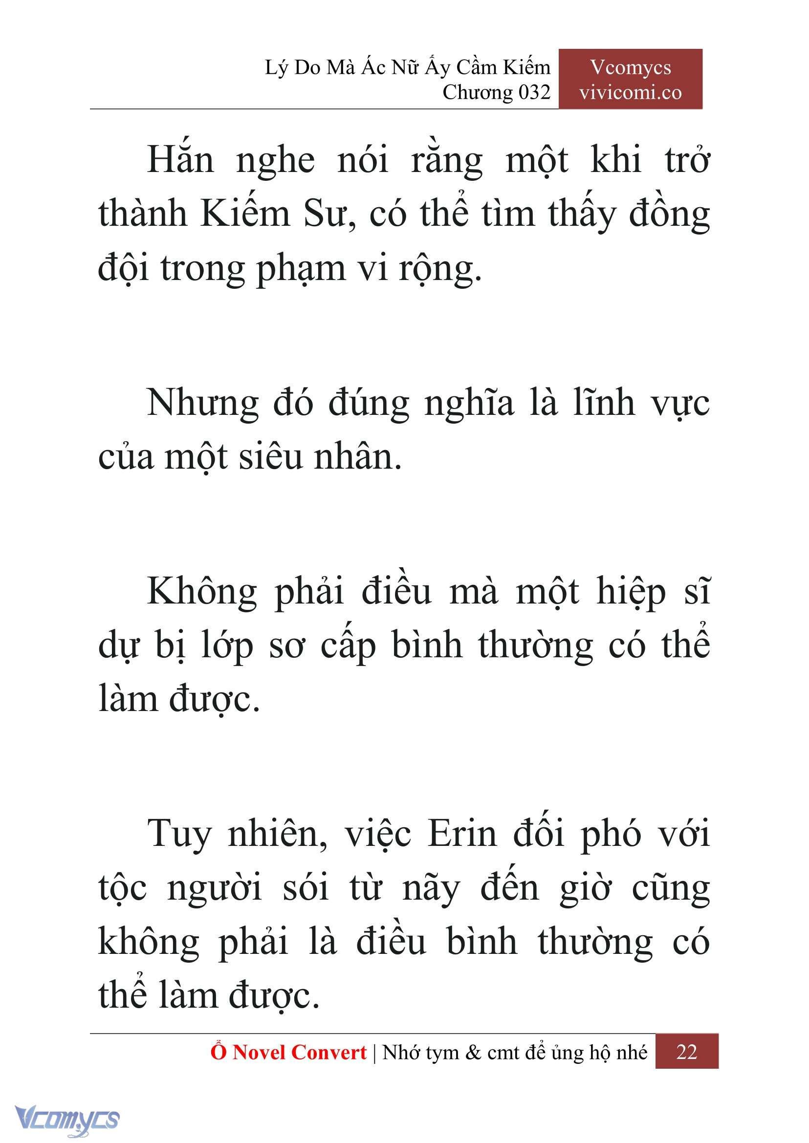 [Novel] Lý Do Mà Ác Nữ Ấy Cầm Kiếm Chap 32 - Trang 2