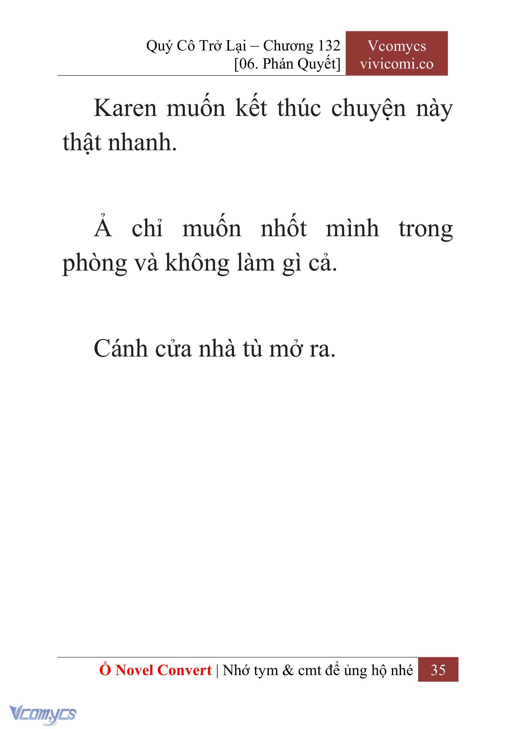 [Novel] Quý Cô Trở Lại Chap 132 - Trang 2