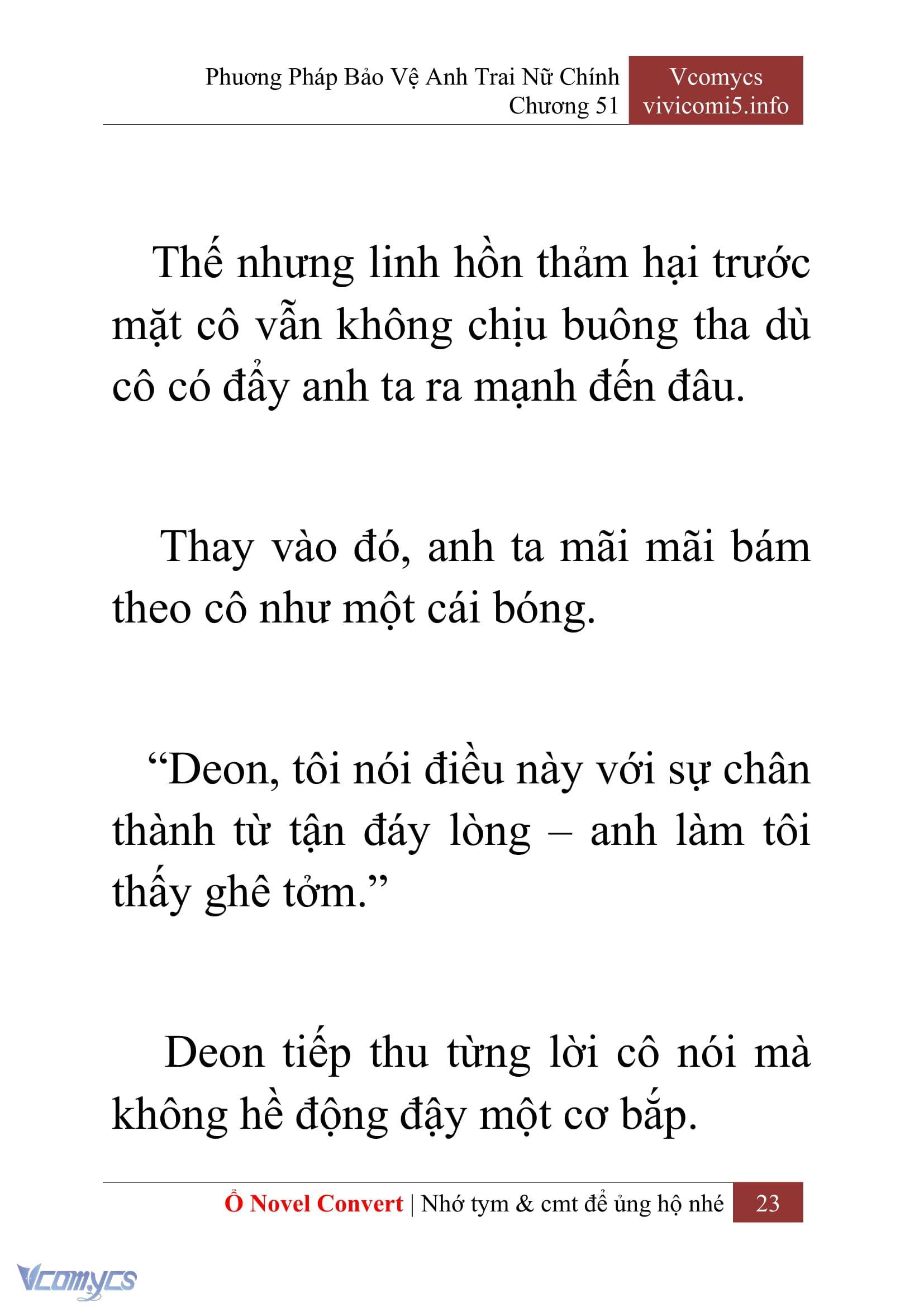 [Novel] Phương Pháp Bảo Vệ Anh Trai Nữ Chính Chap 51 - Trang 2