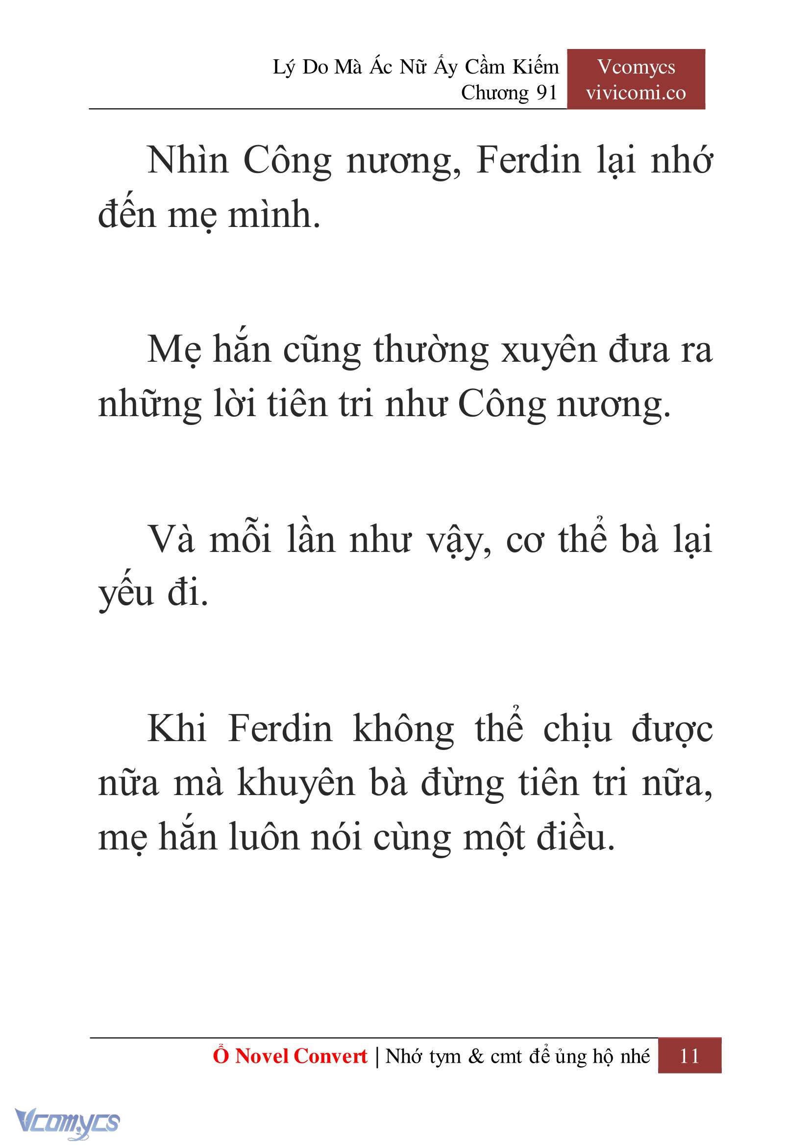 [Novel] Lý Do Mà Ác Nữ Ấy Cầm Kiếm Chap 91 - Trang 2