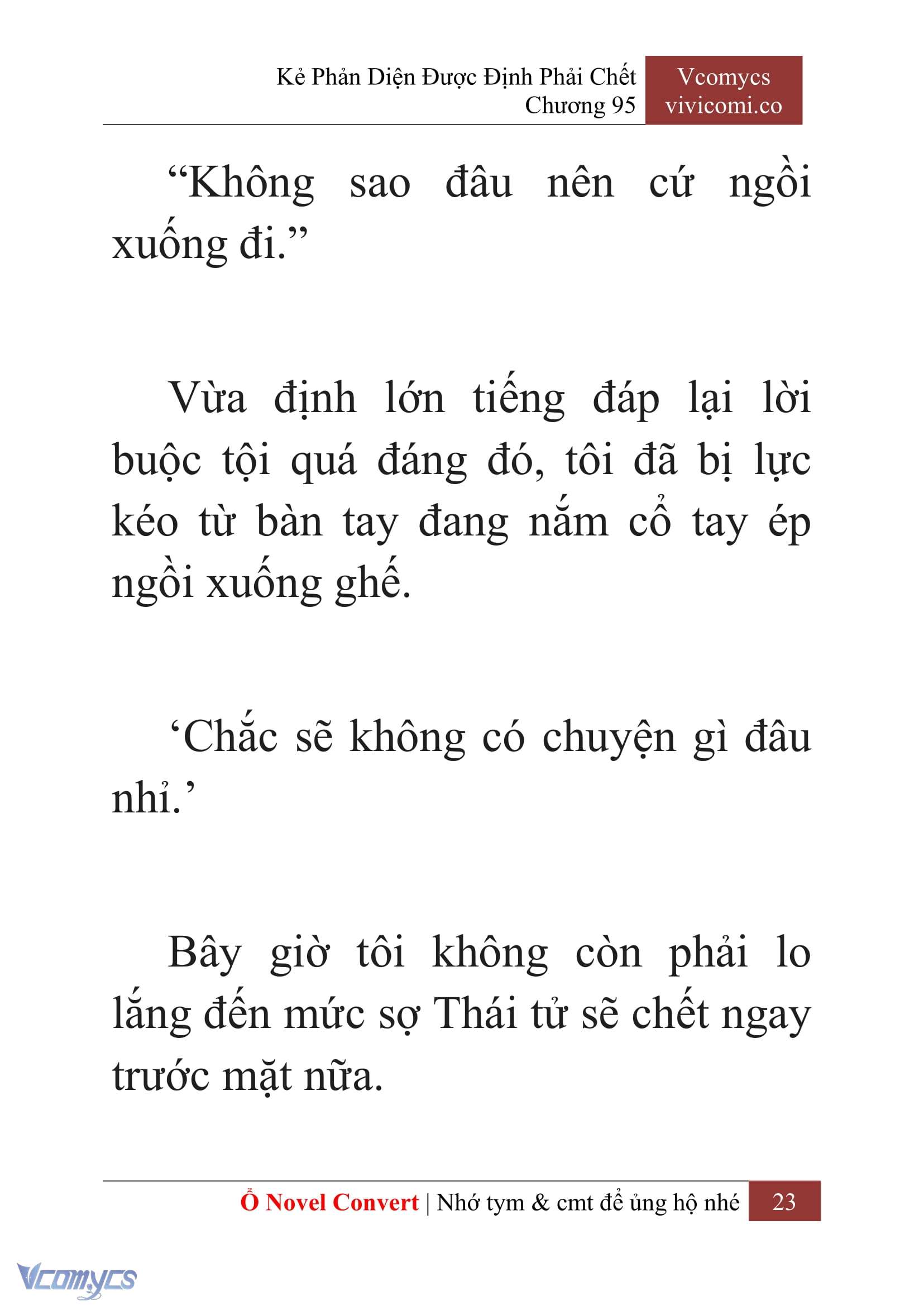 [Novel] Kẻ Phản Diện Được Định Phải Chết Chap 95 - Trang 2