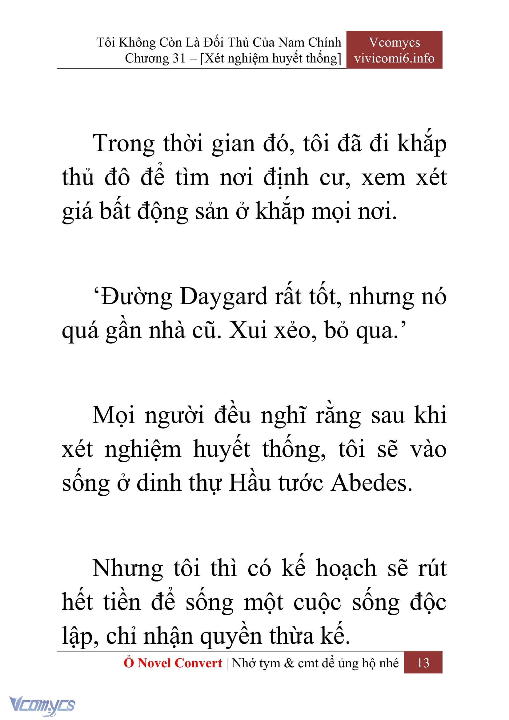 [Novel] Tôi Không Còn Là Đối Thủ Của Nam Chính Chap 31 - Trang 2