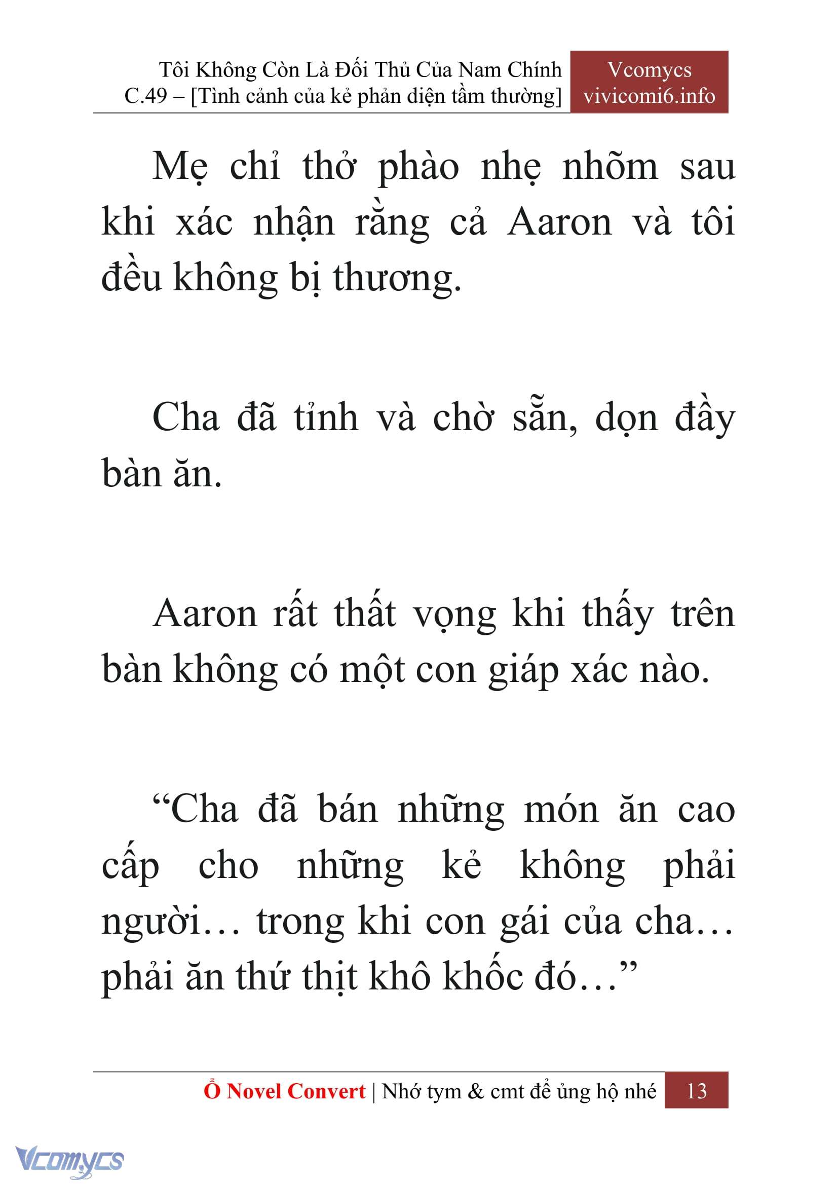 [Novel] Tôi Không Còn Là Đối Thủ Của Nam Chính Chap 49 - Trang 2