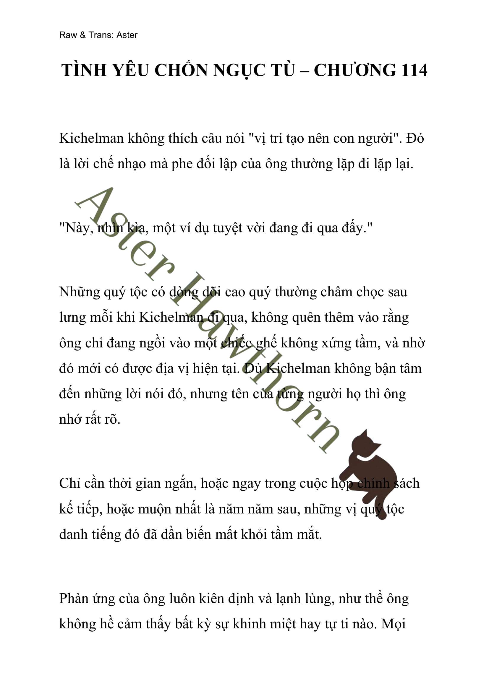 [NOVEL] Tình Yêu Chốn Ngục Tù Chap 114 - Trang 2