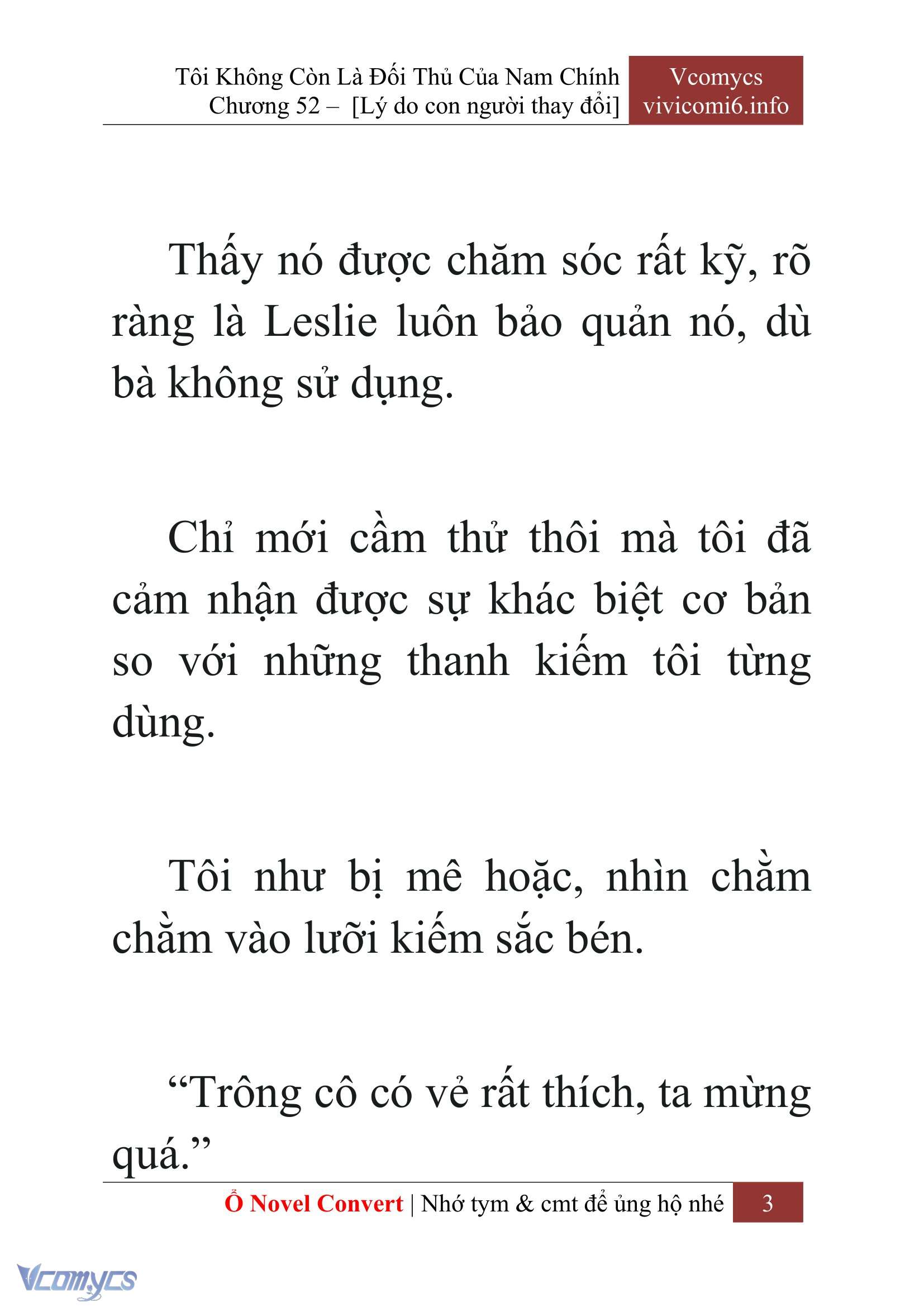 [Novel] Tôi Không Còn Là Đối Thủ Của Nam Chính Chap 52 - Trang 2