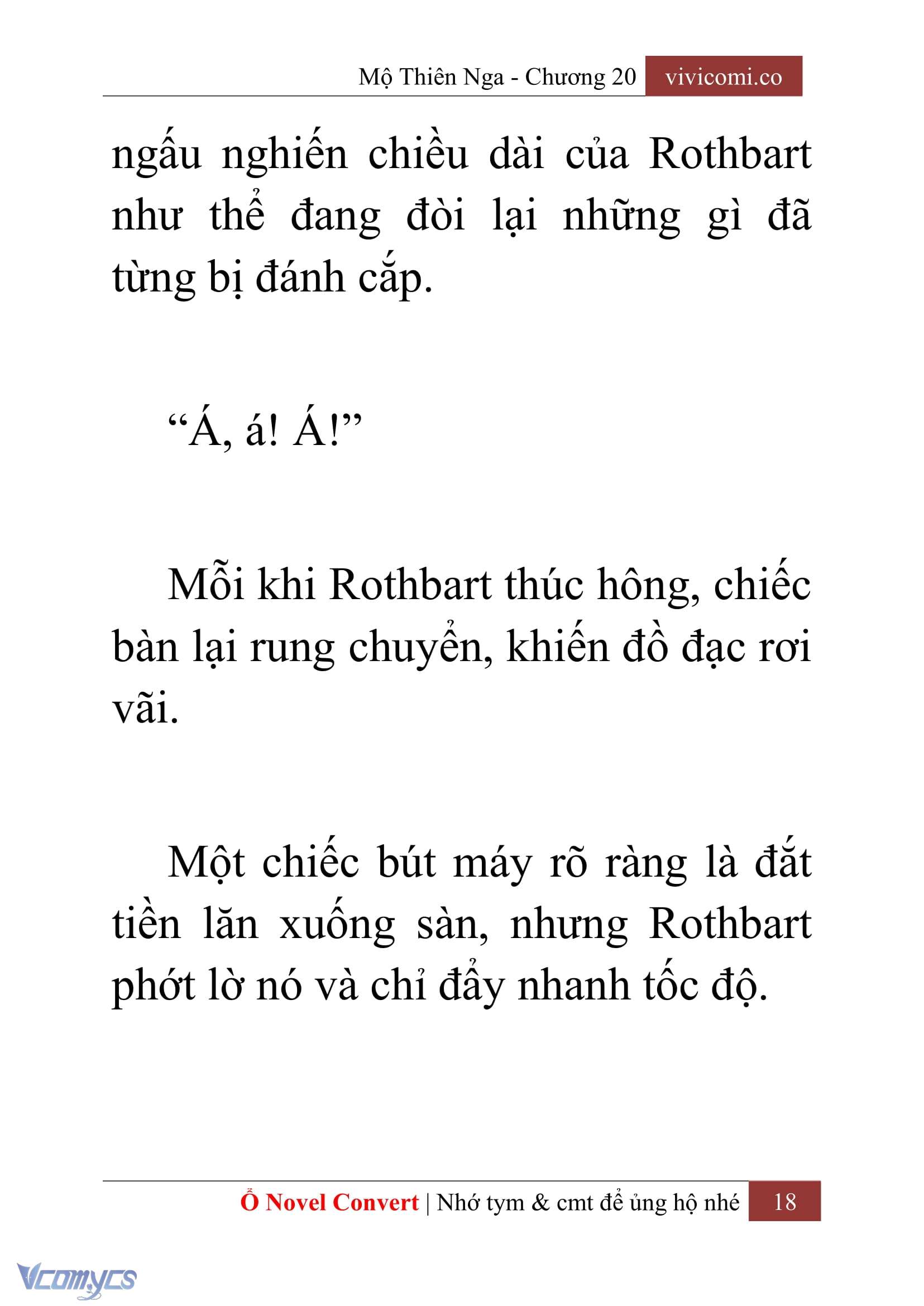 [Novel] Mộ Thiên Nga Chap 20 - Next 