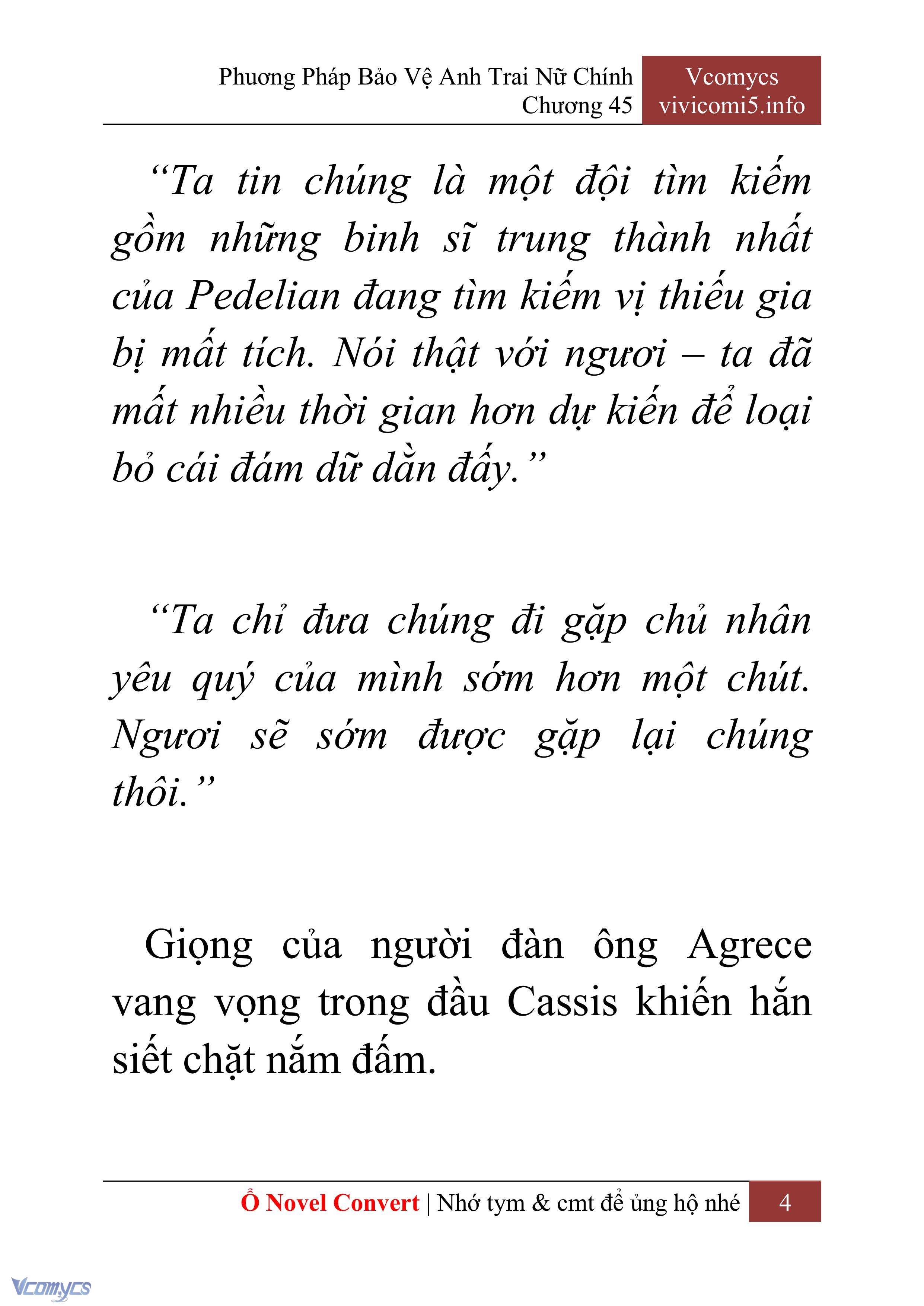 [Novel] Phương Pháp Bảo Vệ Anh Trai Nữ Chính Chap 45 - Trang 2