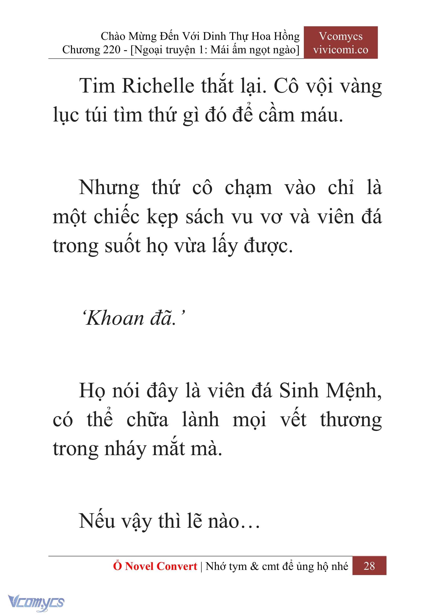 [Novel] Chào Mừng Đến Với Dinh Thự Hoa Hồng Chap 220 - Trang 2