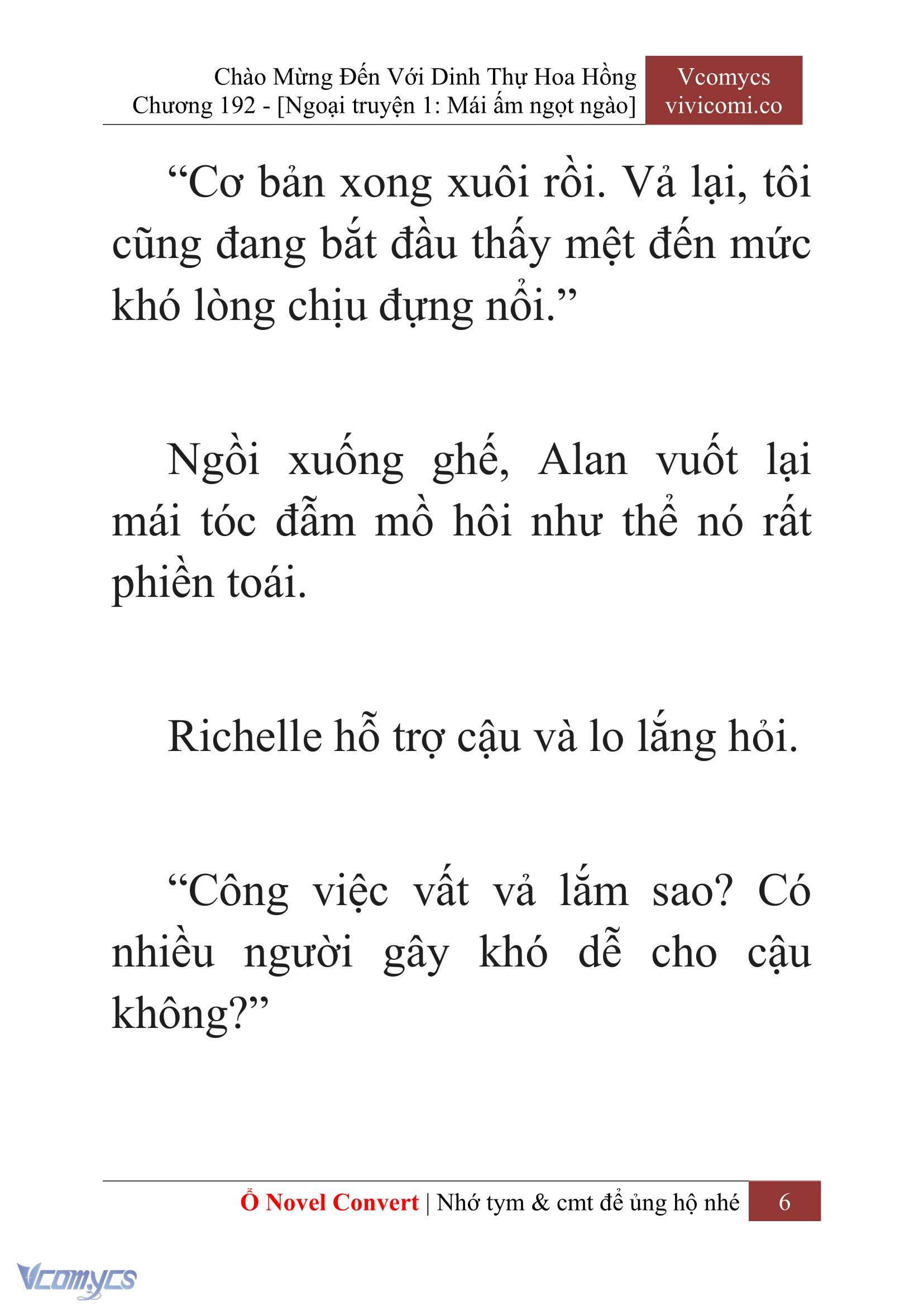 [Novel] Chào Mừng Đến Với Dinh Thự Hoa Hồng Chap 192 - Trang 2