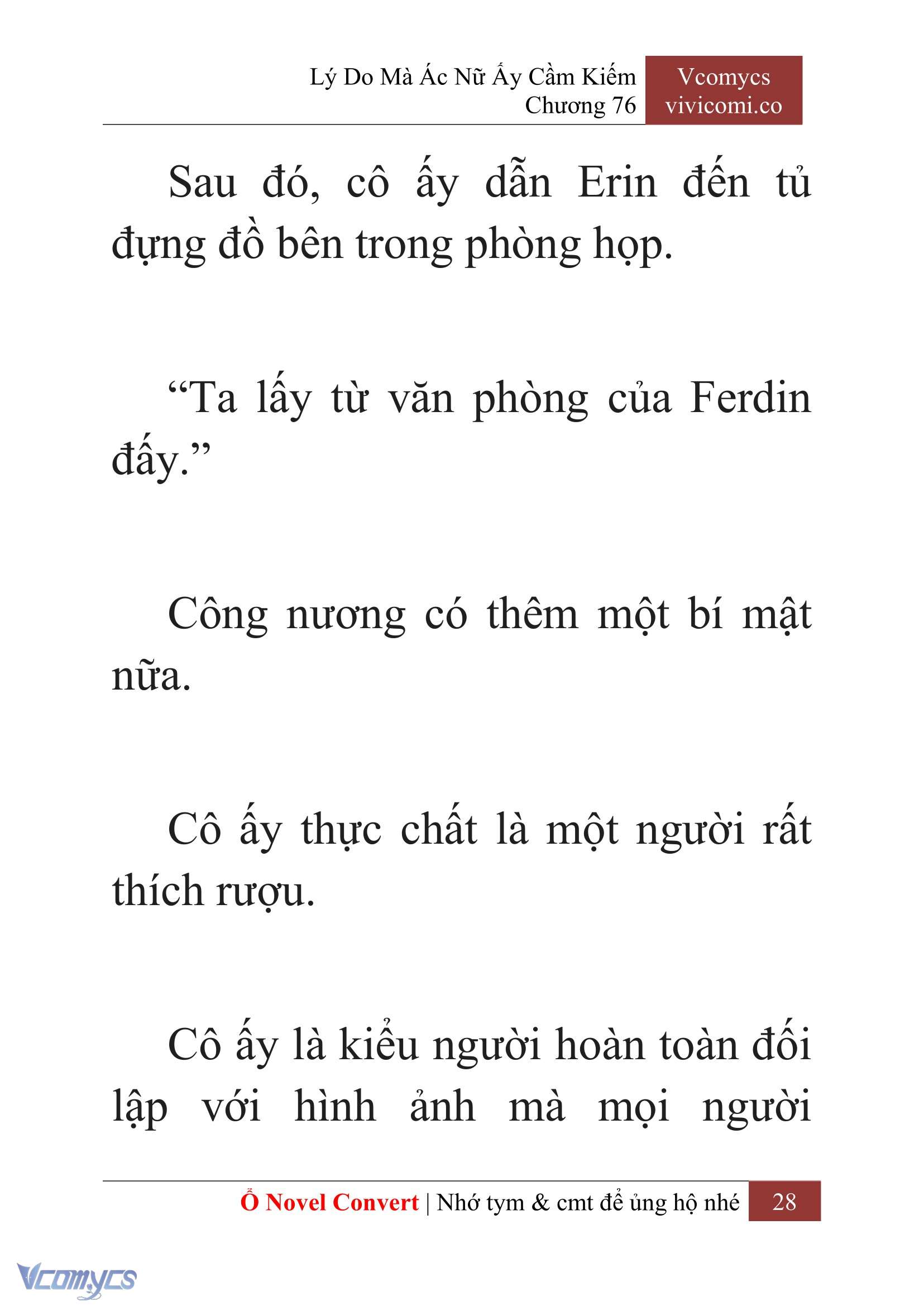 [Novel] Lý Do Mà Ác Nữ Ấy Cầm Kiếm Chap 76 - Next Chap 77