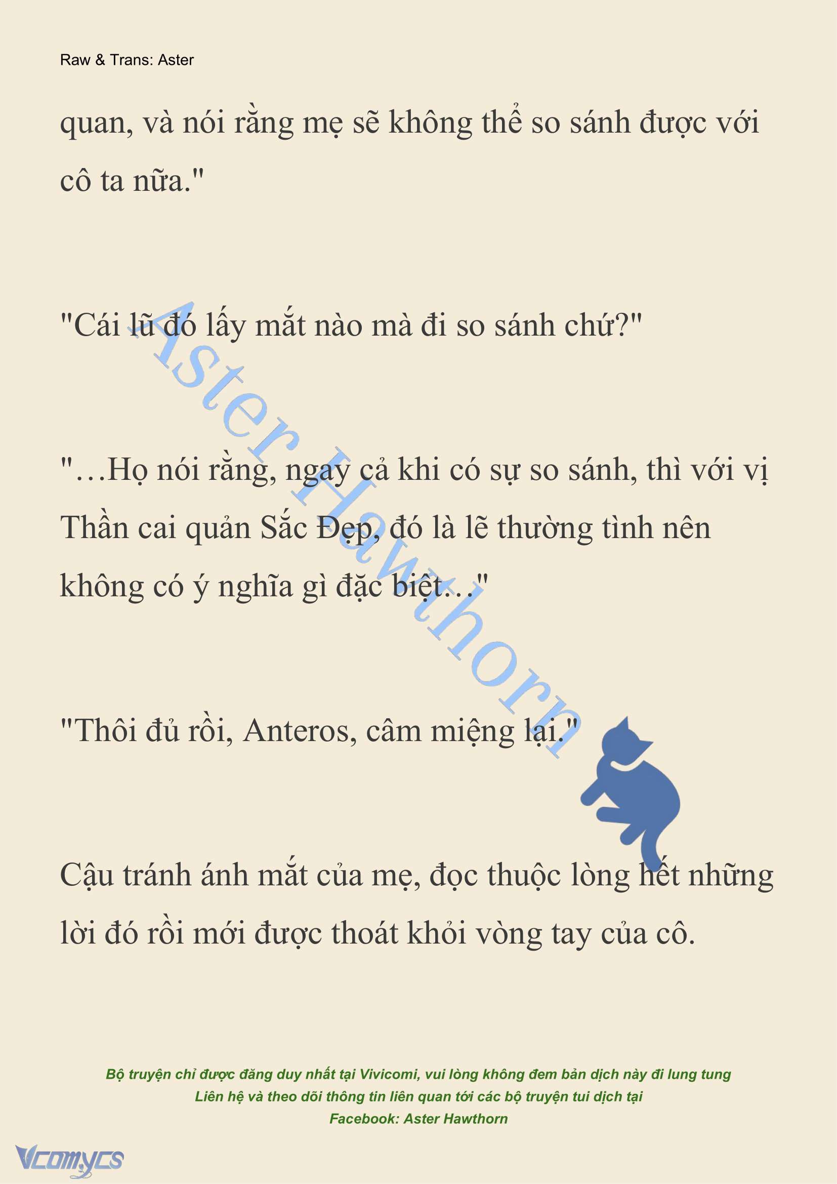 [NOVEL] Dành Cho Các Nữ Thần: Dành cho Psyche Chap 8 - Trang 2