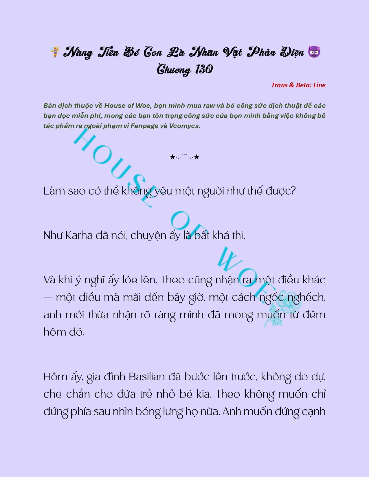 [NOVEL] NÀNG TIÊN BÉ CON LÀ NHÂN VẬT PHẢN DIỆN Chap 130 - Trang 2