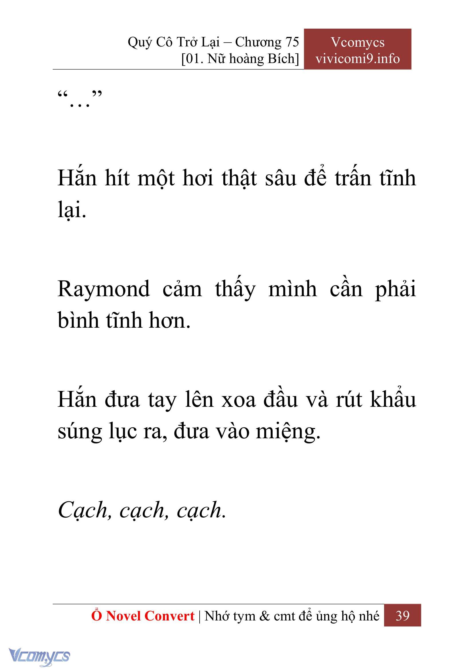 [Novel] Quý Cô Trở Lại Chap 75 - Trang 2