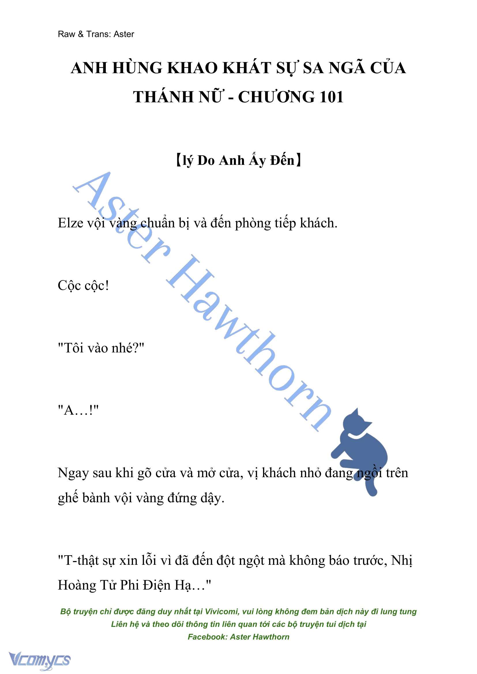 [NOVEL] Anh Hùng Khao Khát Sự Sa Ngã Của Thánh Nữ Chap 101 - Trang 2