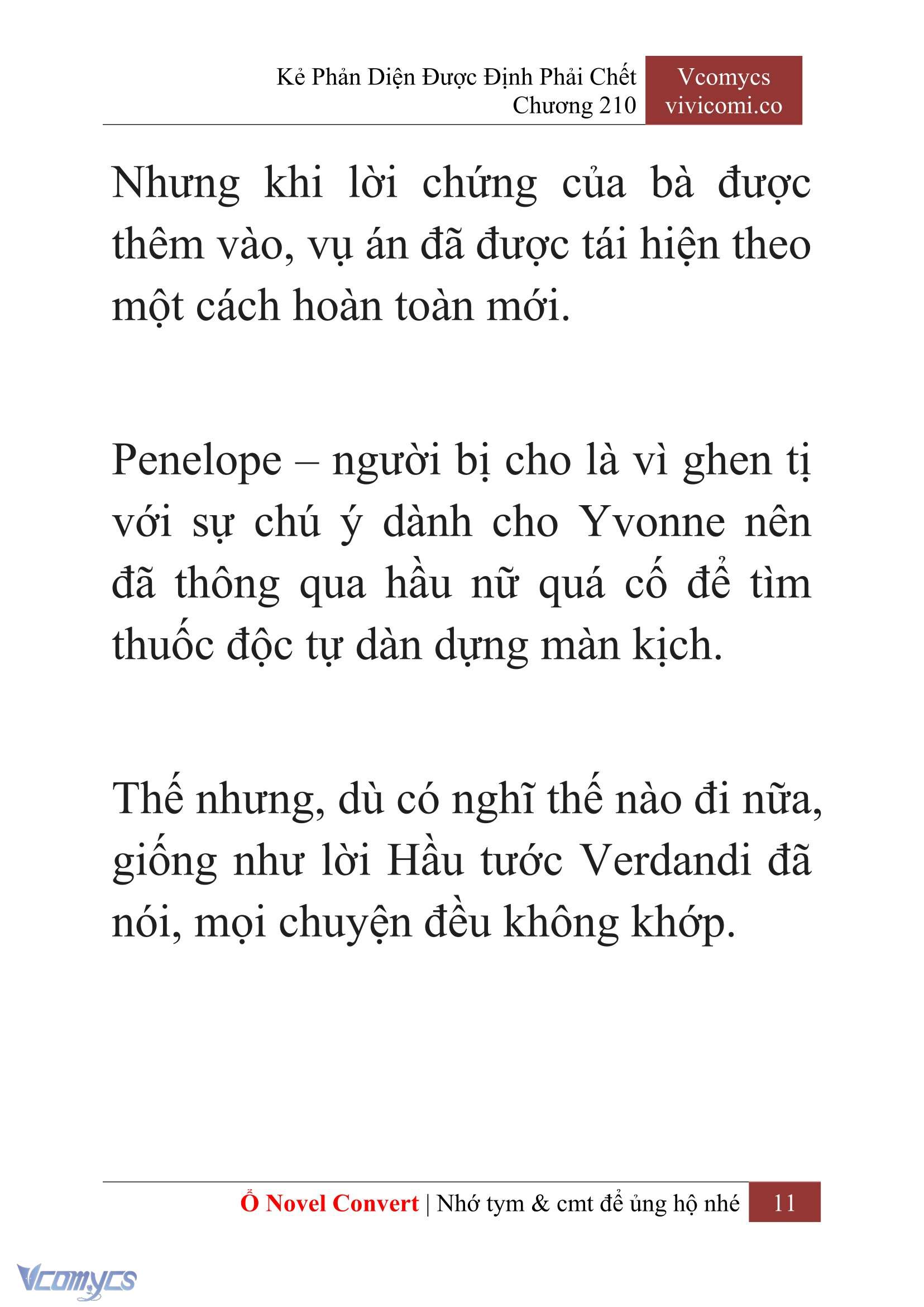 [Novel] Kẻ Phản Diện Được Định Phải Chết Chap 210 - Trang 2