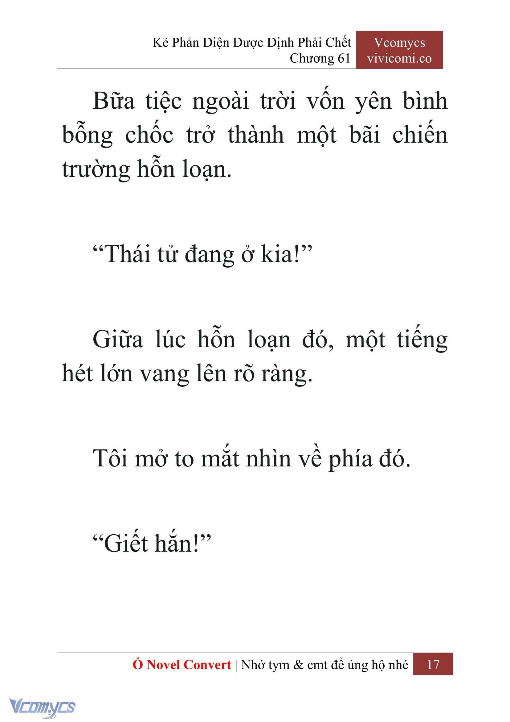 [Novel] Kẻ Phản Diện Được Định Phải Chết Chap 61 - Trang 2