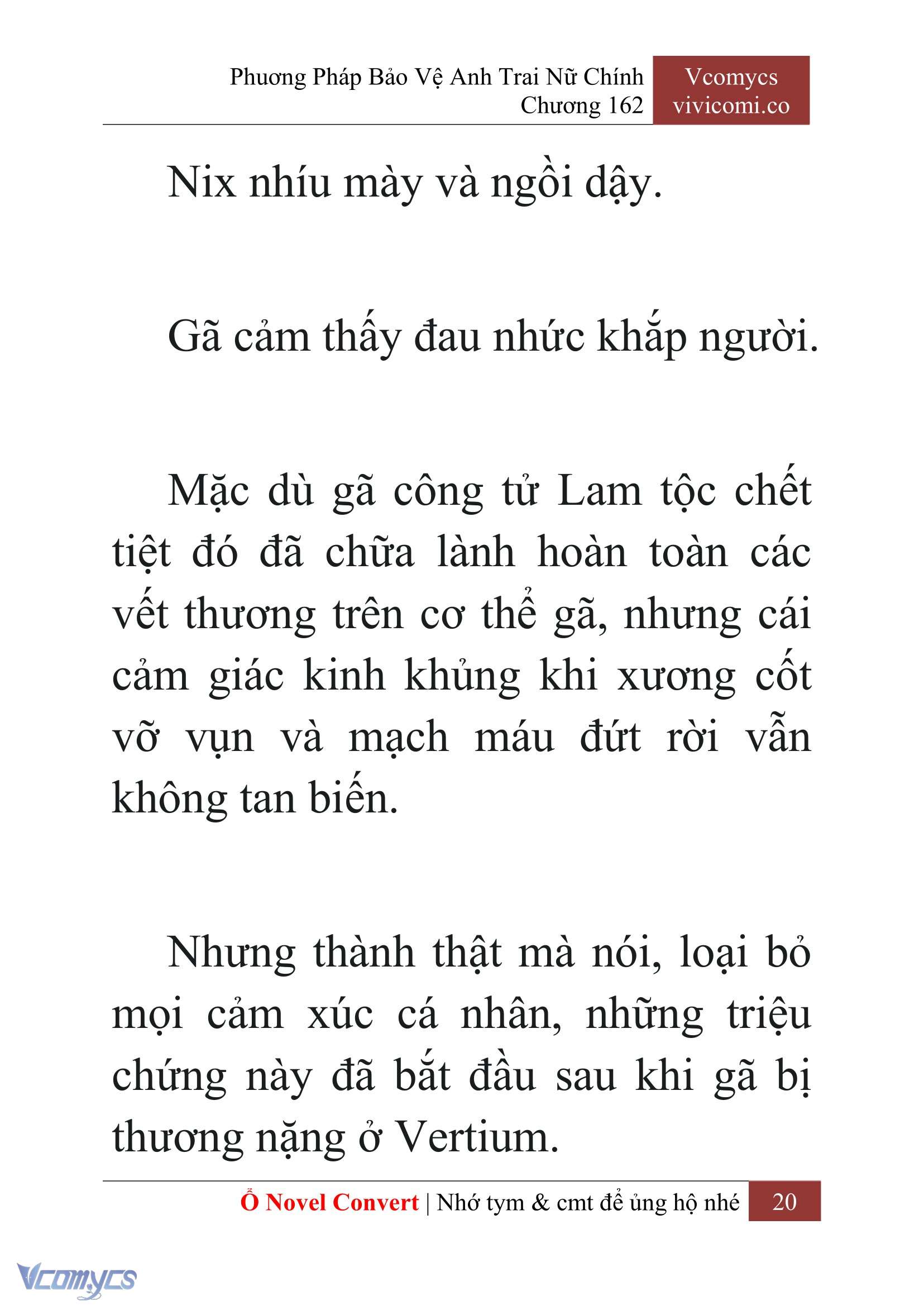 [Novel] Phương Pháp Bảo Vệ Anh Trai Nữ Chính Chap 162 - Trang 2