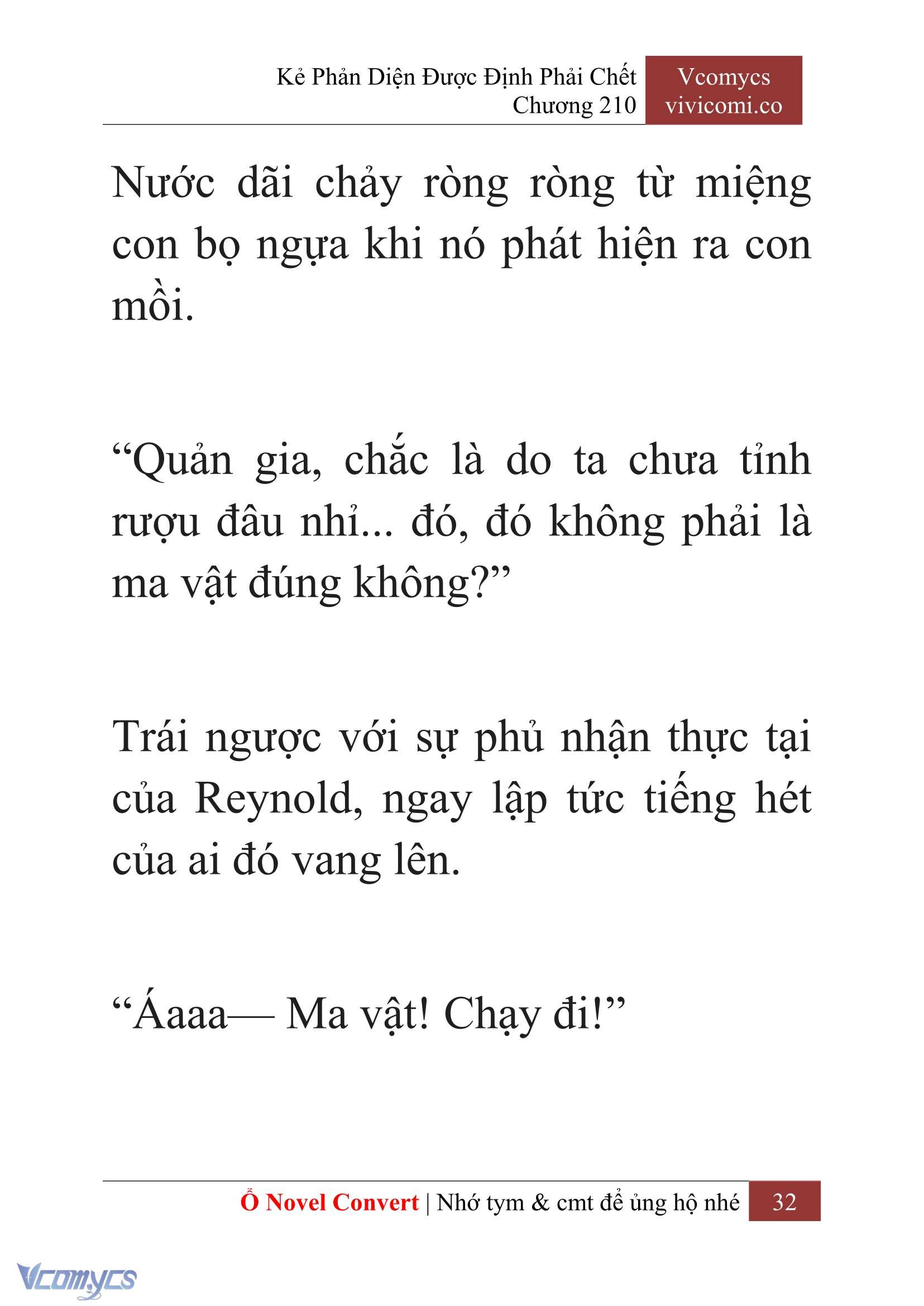 [Novel] Kẻ Phản Diện Được Định Phải Chết Chap 210 - Trang 2