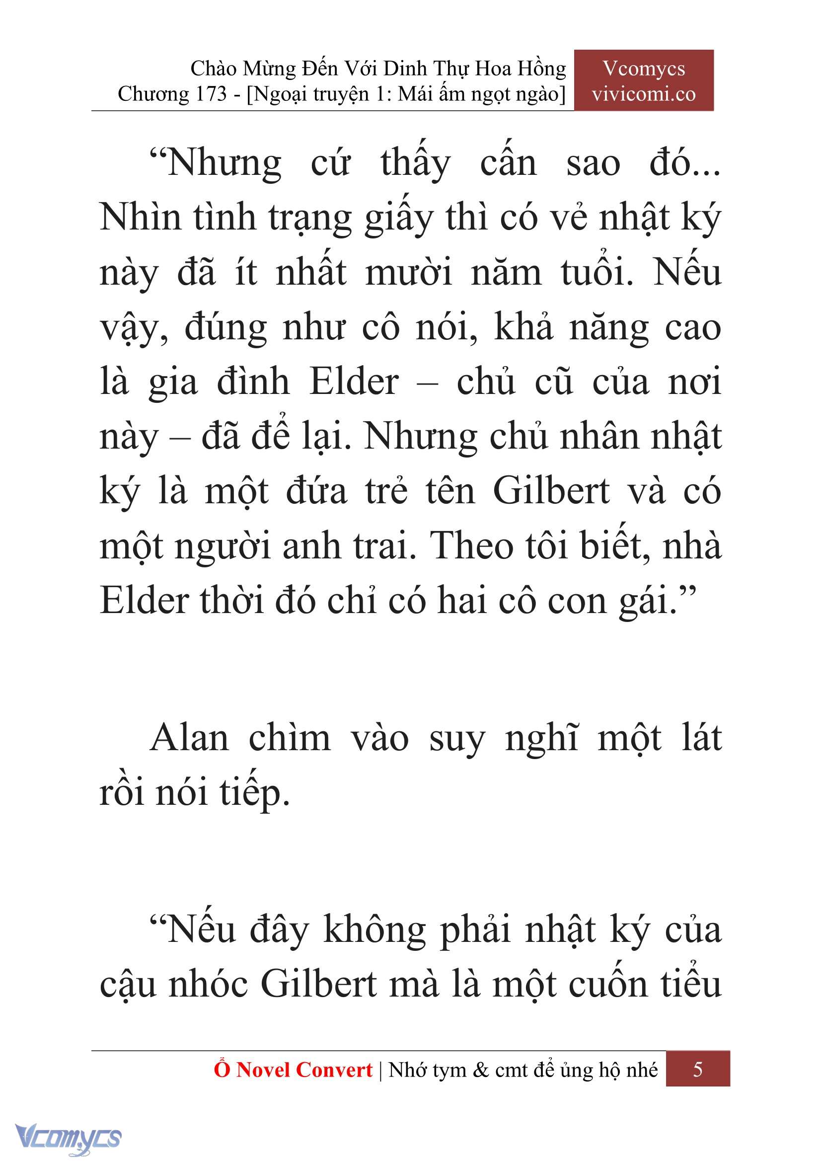 [Novel] Chào Mừng Đến Với Dinh Thự Hoa Hồng Chap 173 - Trang 2