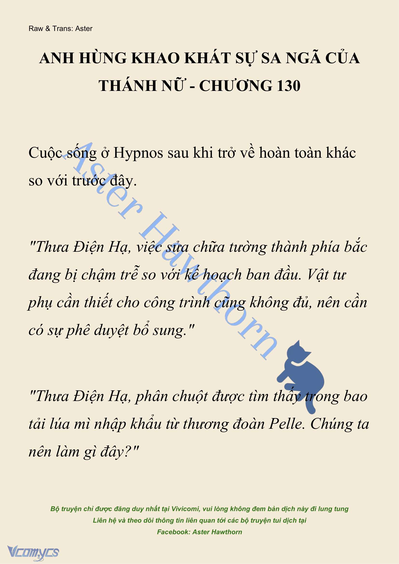 [NOVEL] Anh Hùng Khao Khát Sự Sa Ngã Của Thánh Nữ Chap 130 - Trang 2