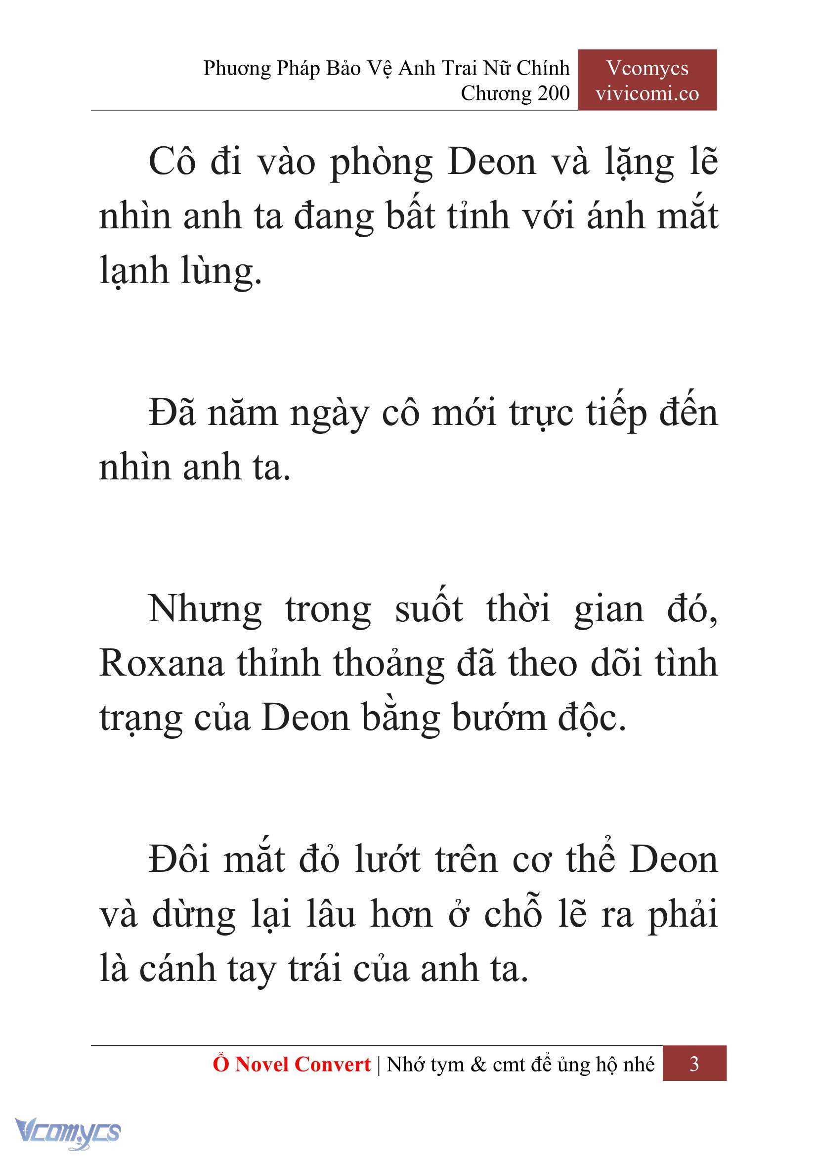 [Novel] Phương Pháp Bảo Vệ Anh Trai Nữ Chính Chap 200 - Trang 2
