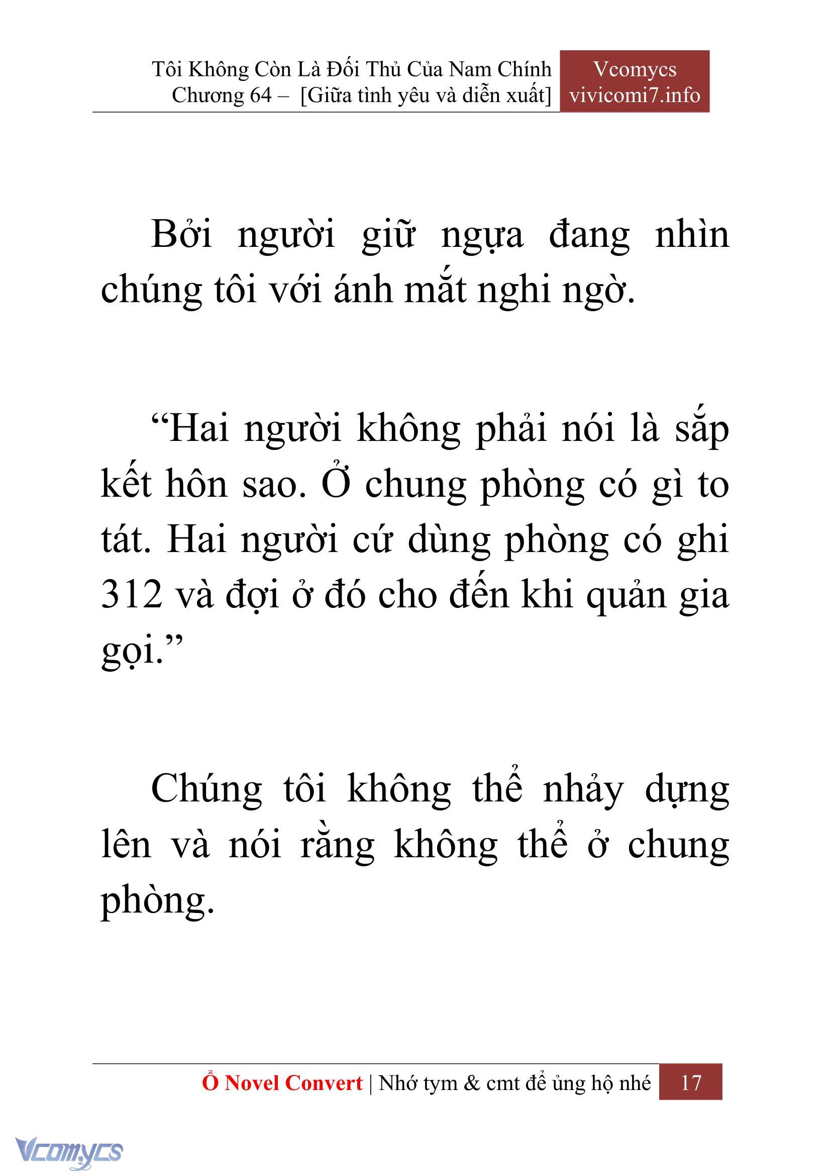 [Novel] Tôi Không Còn Là Đối Thủ Của Nam Chính Chap 64 - Trang 2