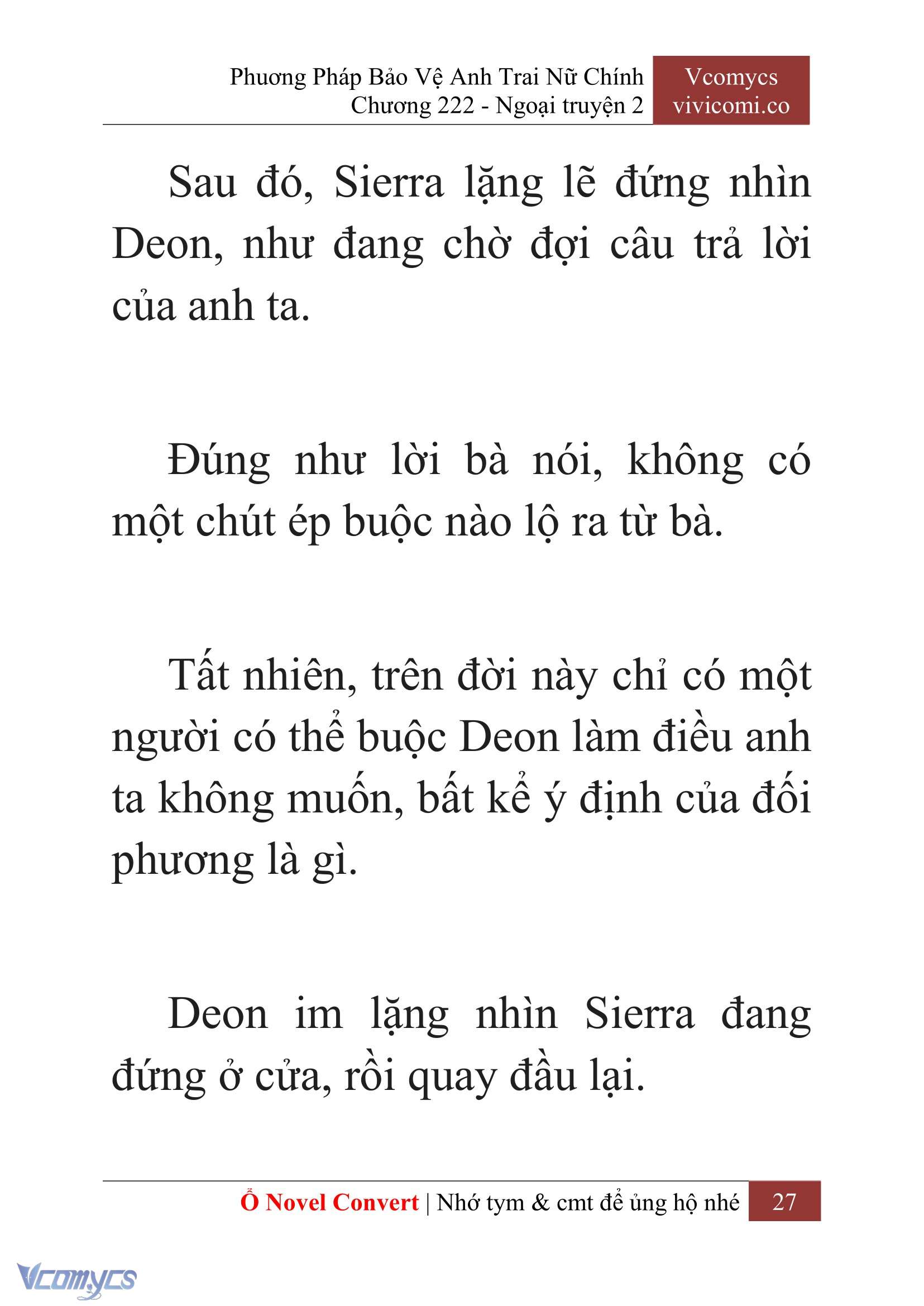 [Novel] Phương Pháp Bảo Vệ Anh Trai Nữ Chính Chap 222 - Trang 2