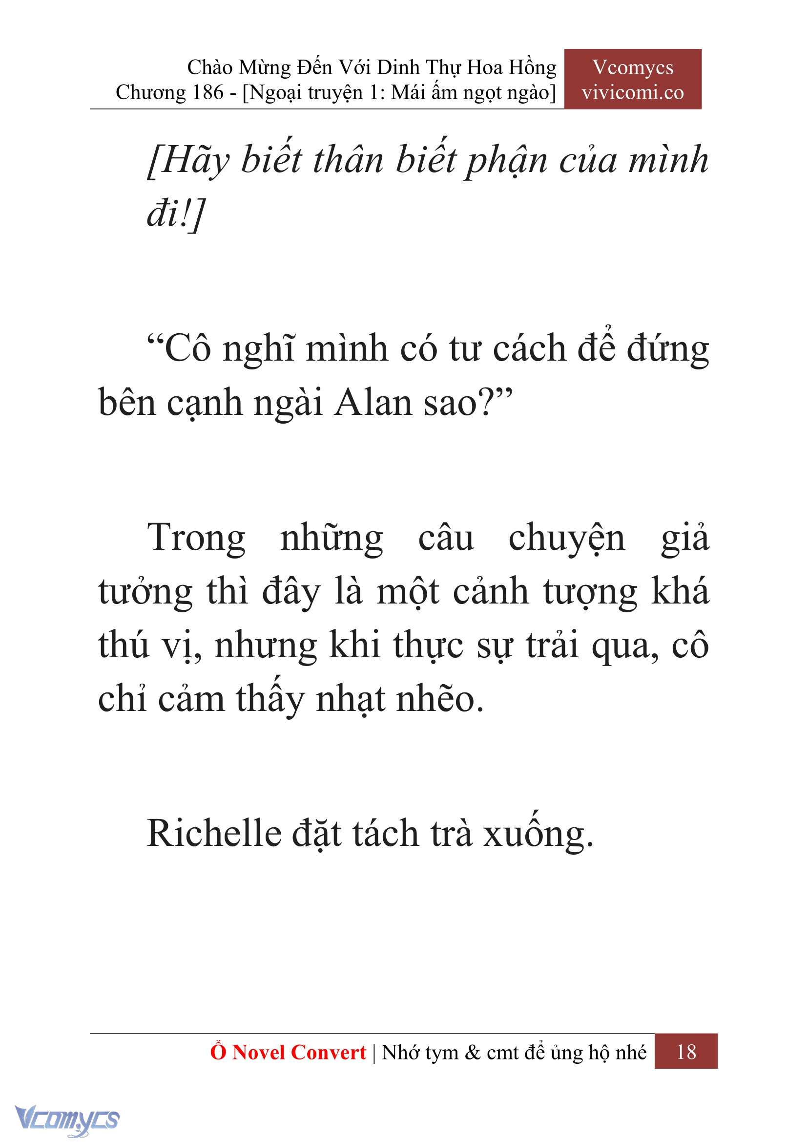 [Novel] Chào Mừng Đến Với Dinh Thự Hoa Hồng Chap 186 - Trang 2