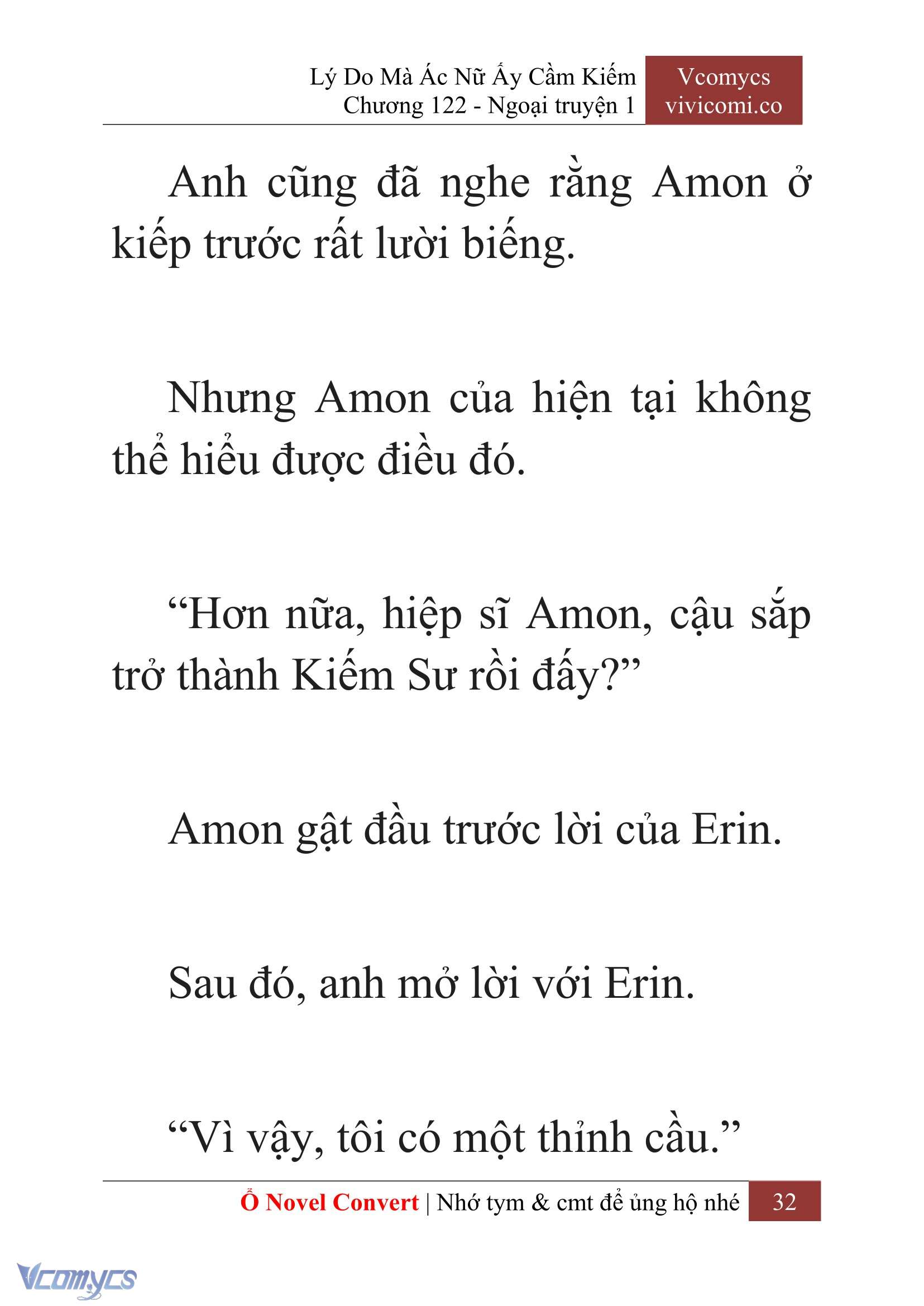 [Novel] Lý Do Mà Ác Nữ Ấy Cầm Kiếm Chap 122 - Trang 2