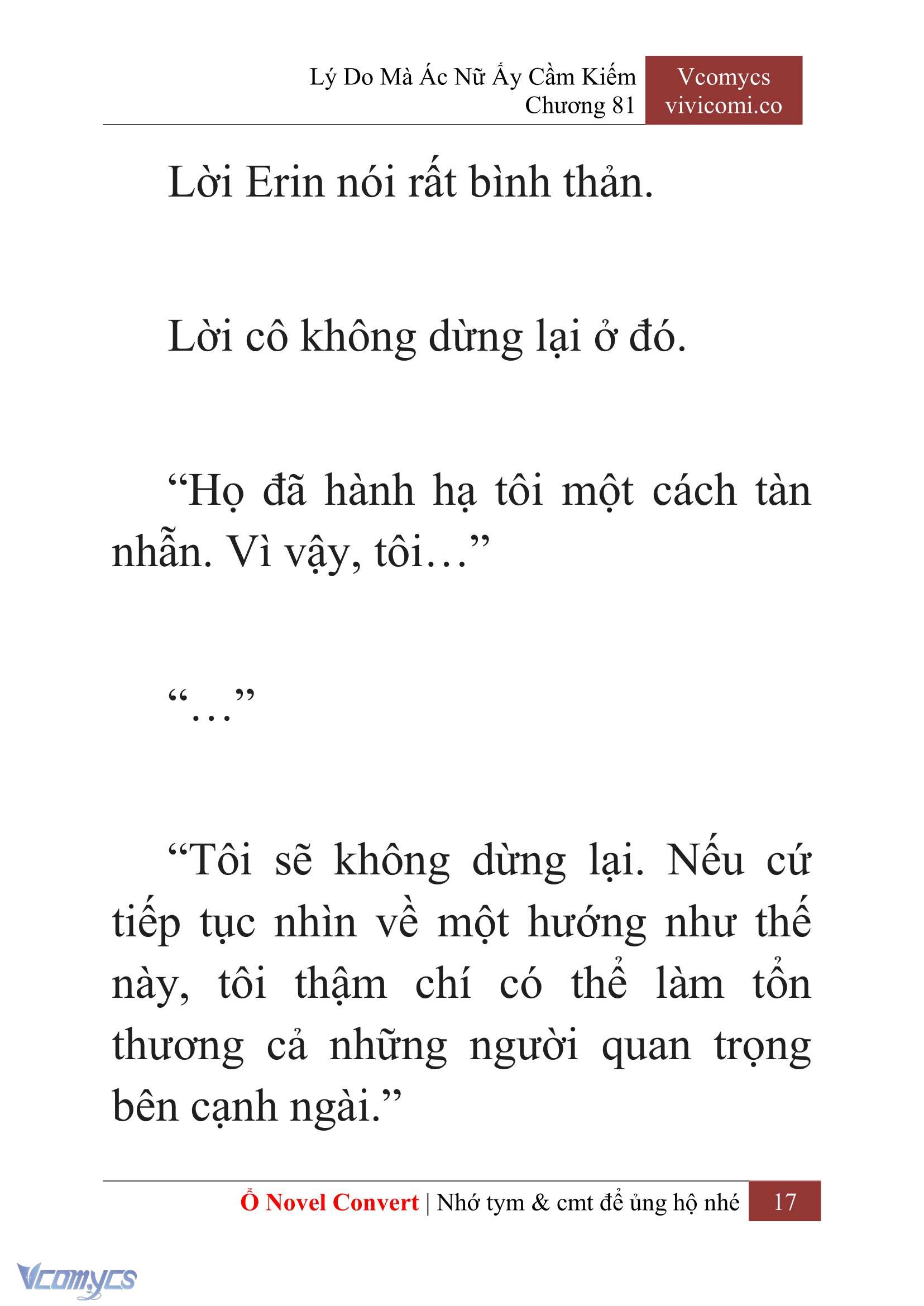 [Novel] Lý Do Mà Ác Nữ Ấy Cầm Kiếm Chap 81 - Trang 2