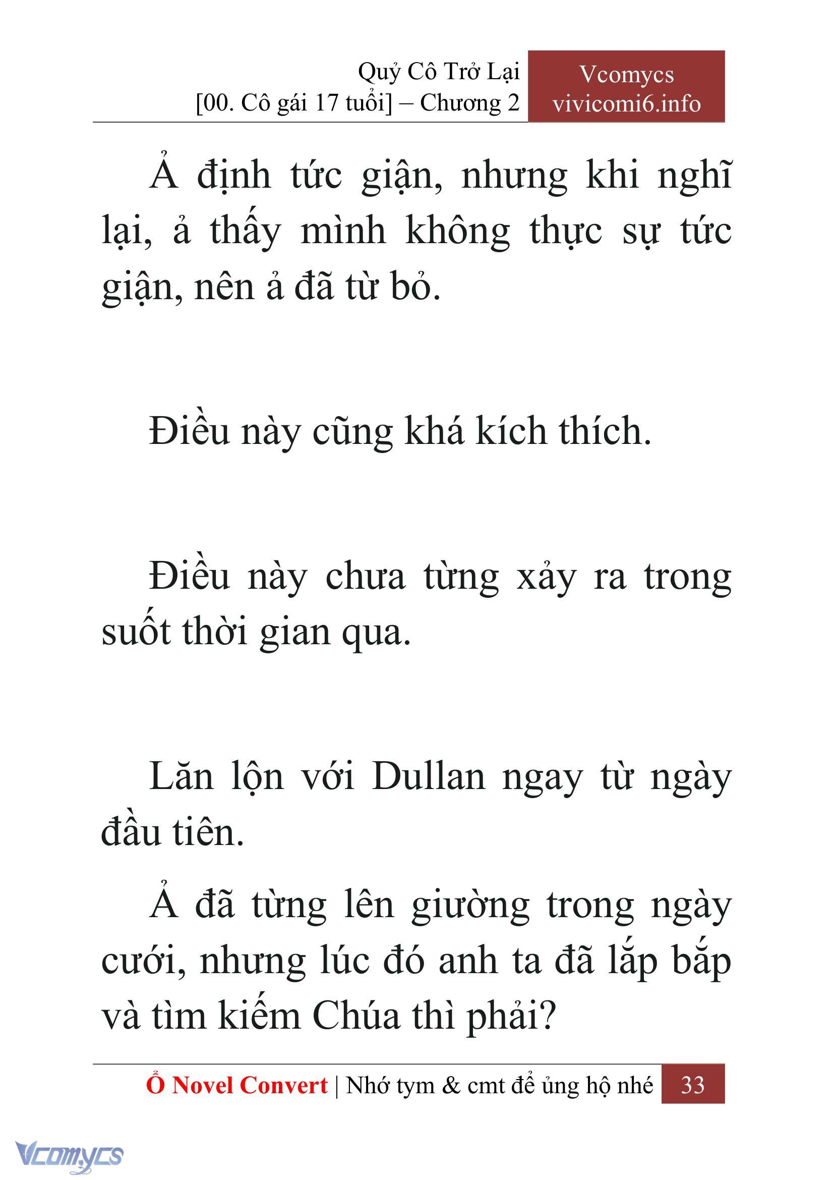 [Novel] Quý Cô Trở Lại Chap 2 - Trang 2
