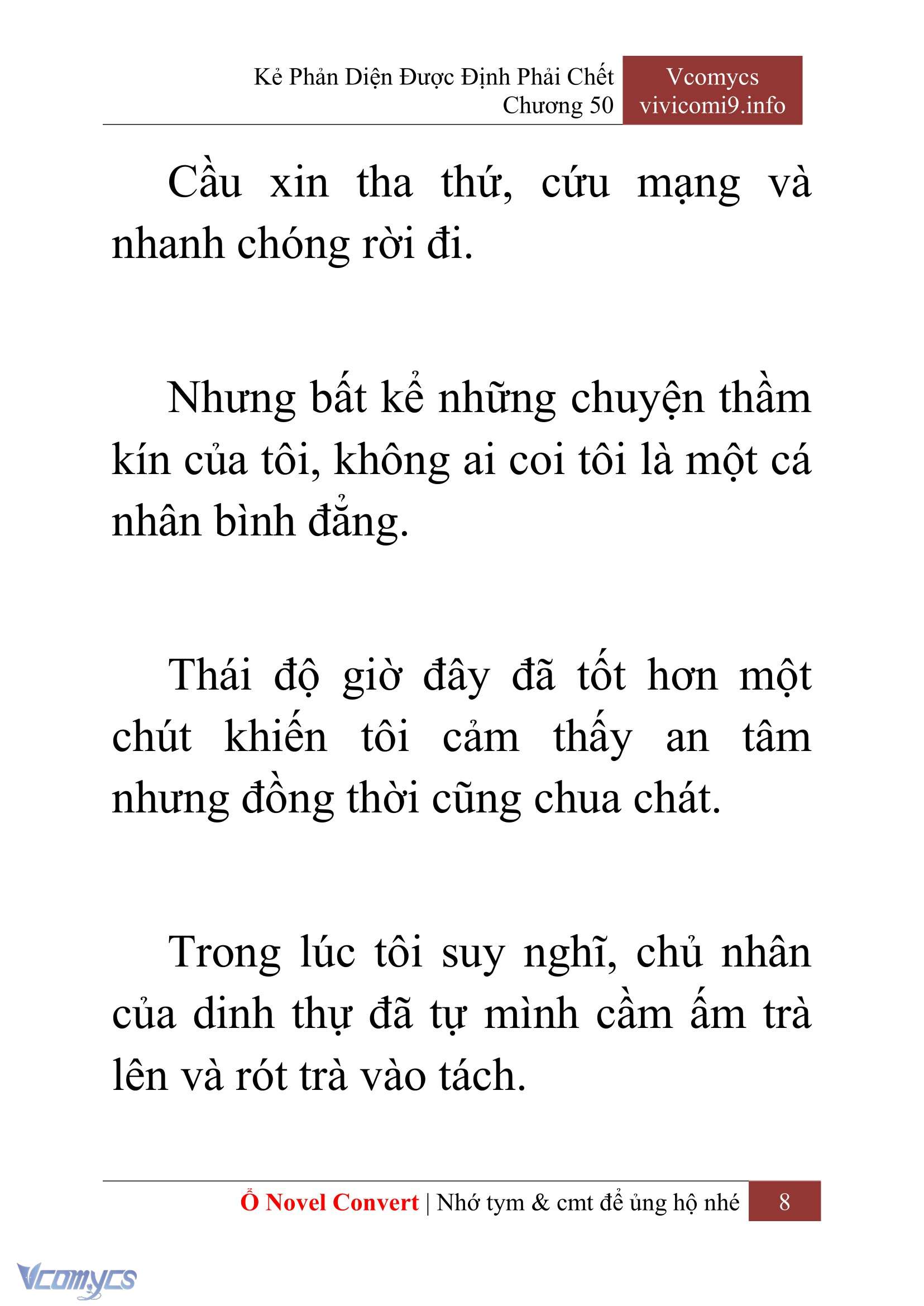 [Novel] Kẻ Phản Diện Được Định Phải Chết Chap 50 - Next Chap 51