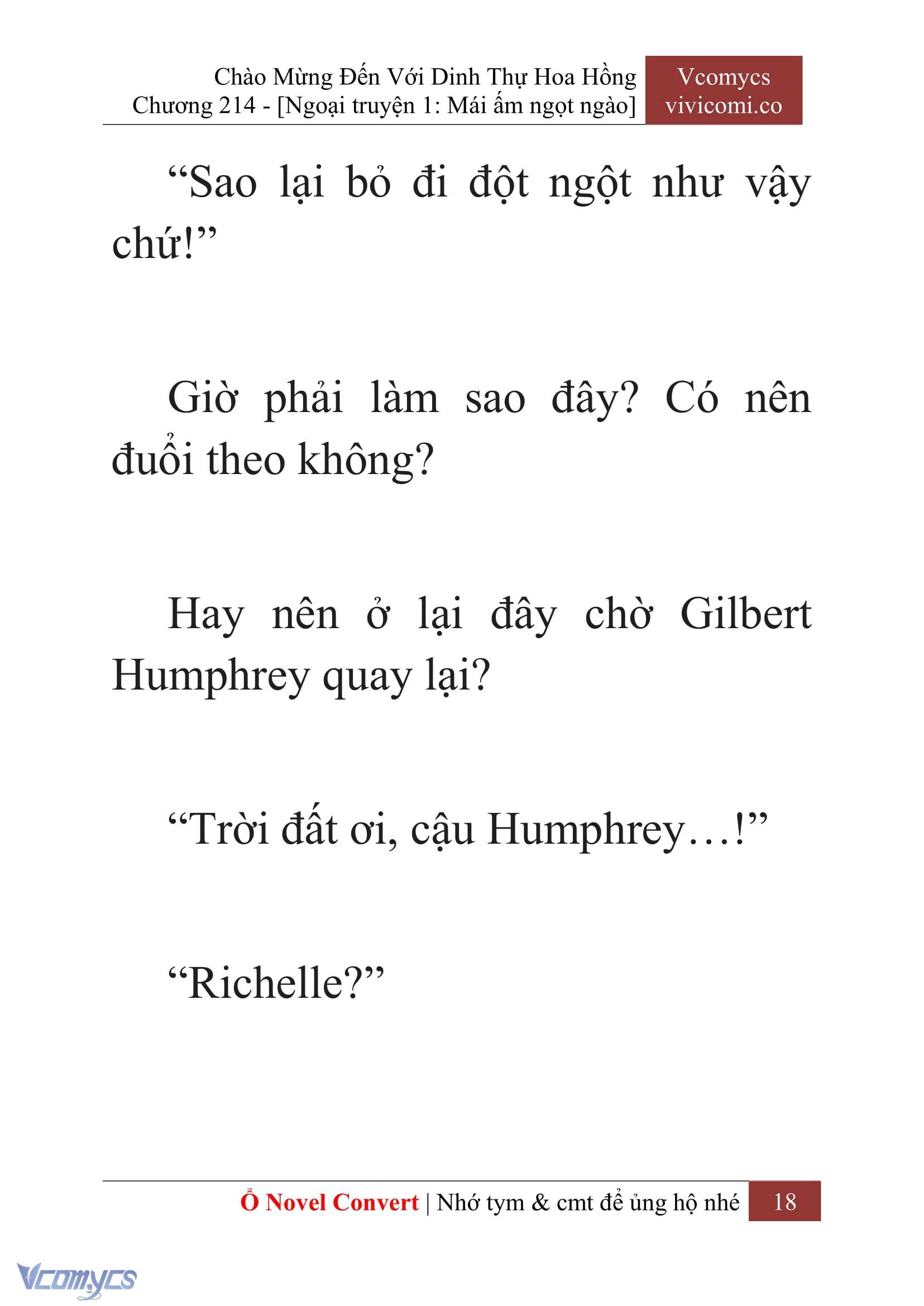 [Novel] Chào Mừng Đến Với Dinh Thự Hoa Hồng Chap 214 - Trang 2