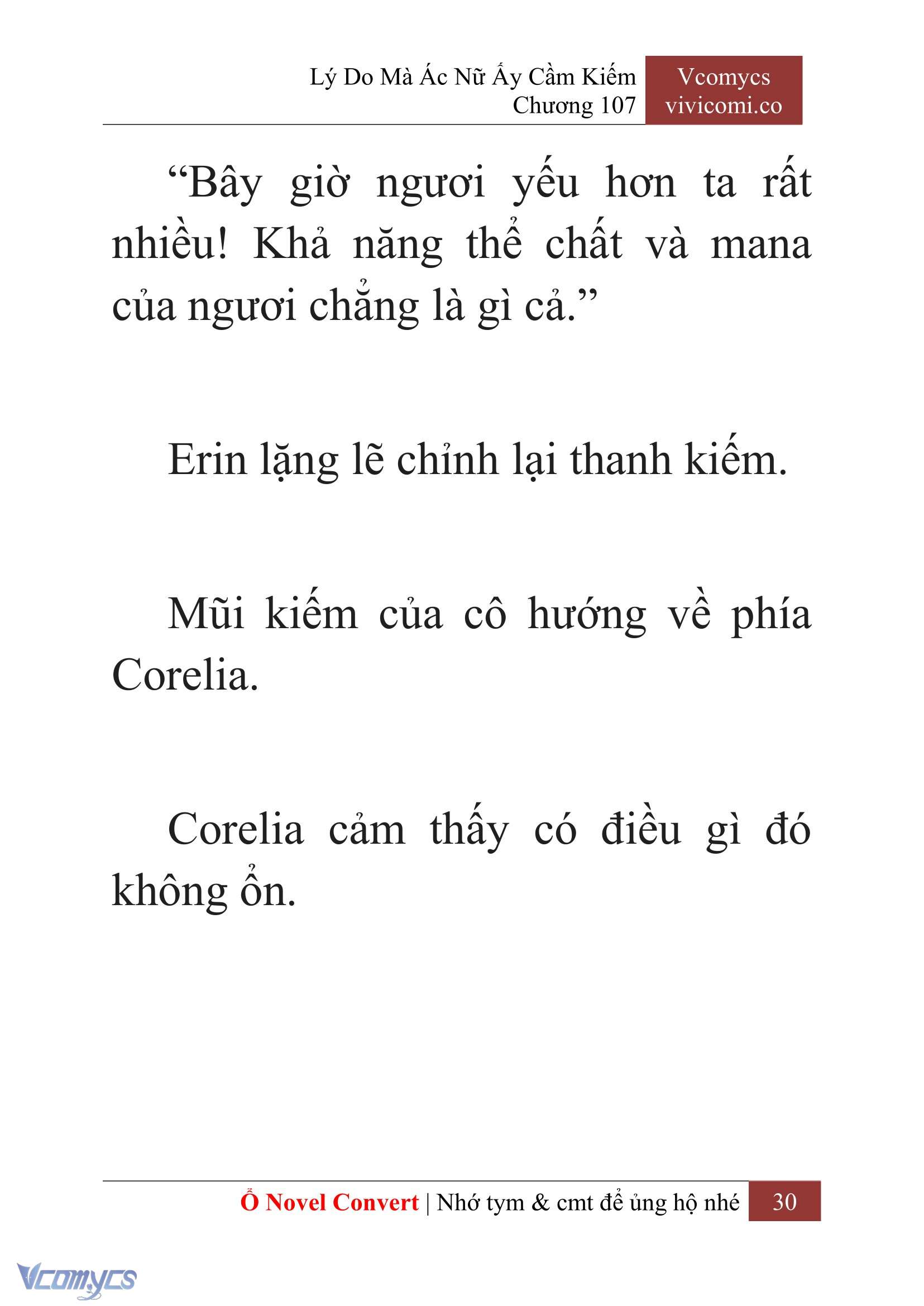[Novel] Lý Do Mà Ác Nữ Ấy Cầm Kiếm Chap 107 - Trang 2