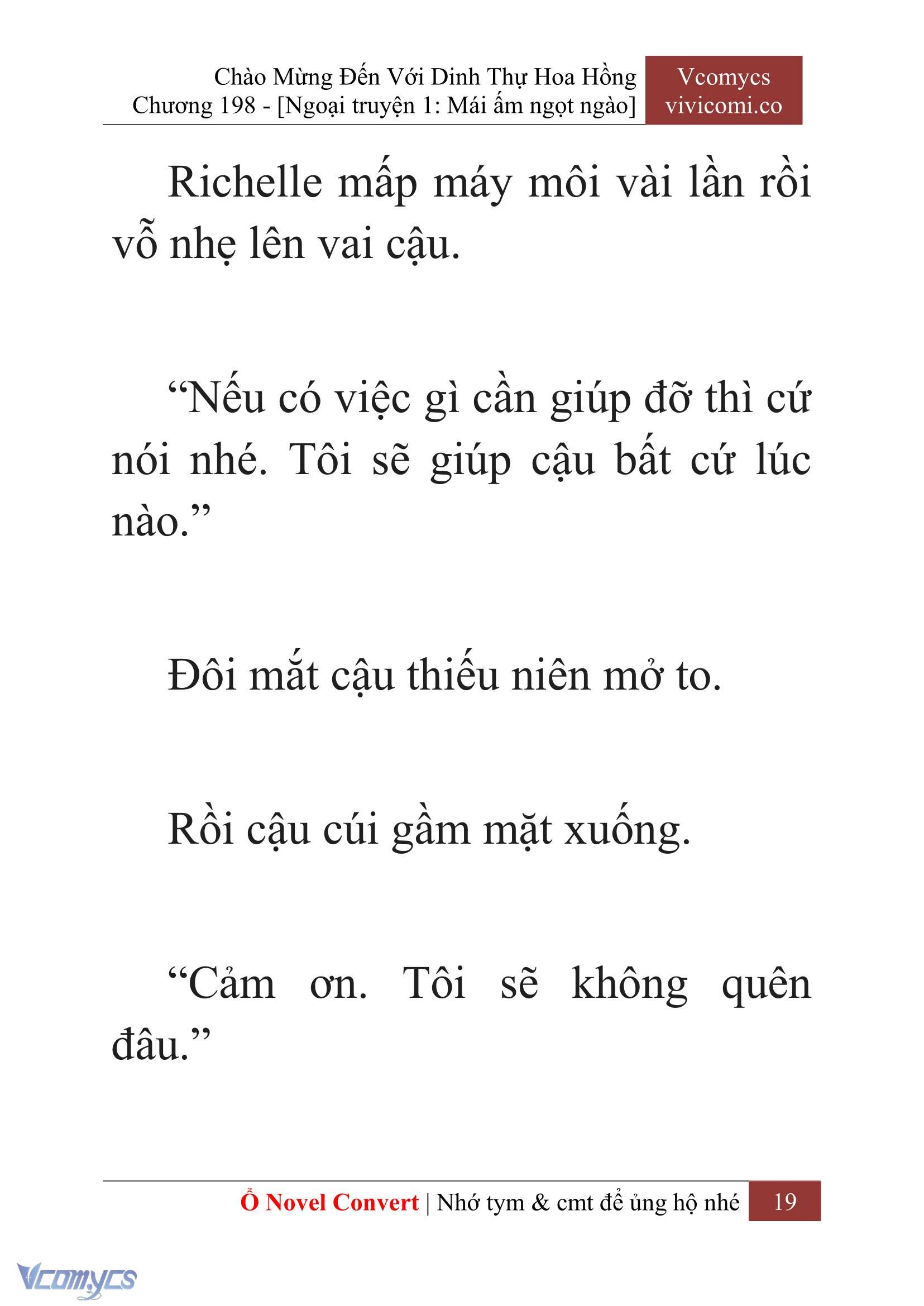 [Novel] Chào Mừng Đến Với Dinh Thự Hoa Hồng Chap 198 - Trang 2