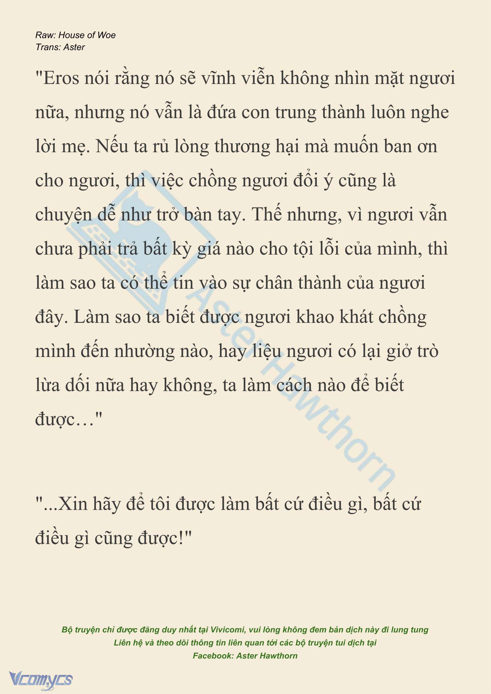 [NOVEL] Dành Cho Các Nữ Thần: Dành cho Psyche Chap 40 - Next 