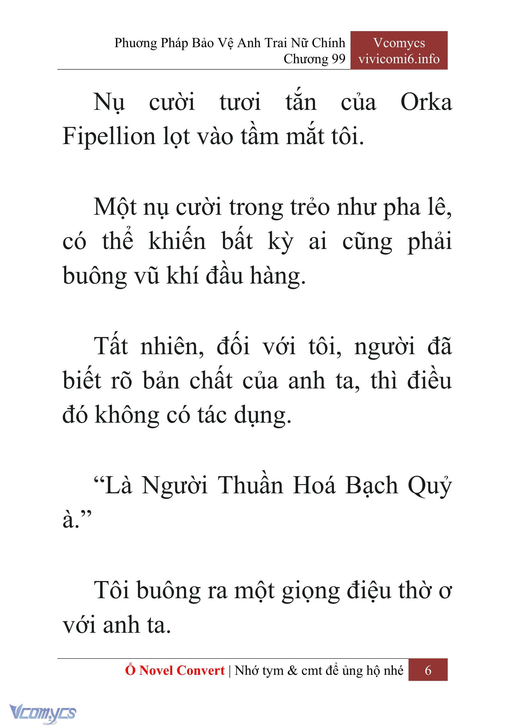 [Novel] Phương Pháp Bảo Vệ Anh Trai Nữ Chính Chap 99 - Trang 2