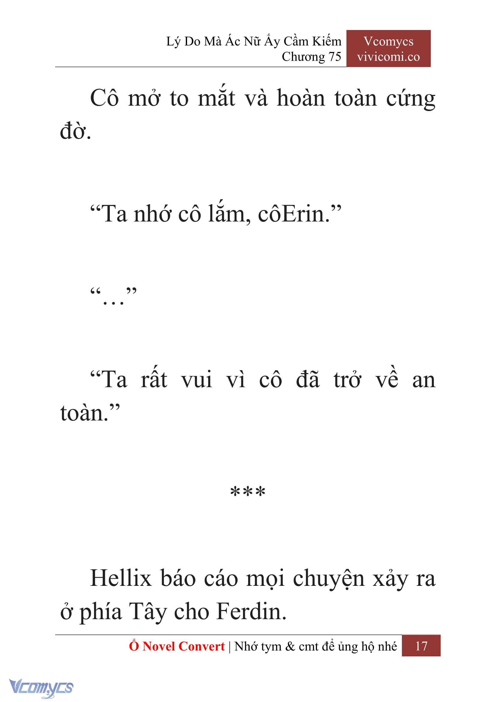 [Novel] Lý Do Mà Ác Nữ Ấy Cầm Kiếm Chap 75 - Trang 2