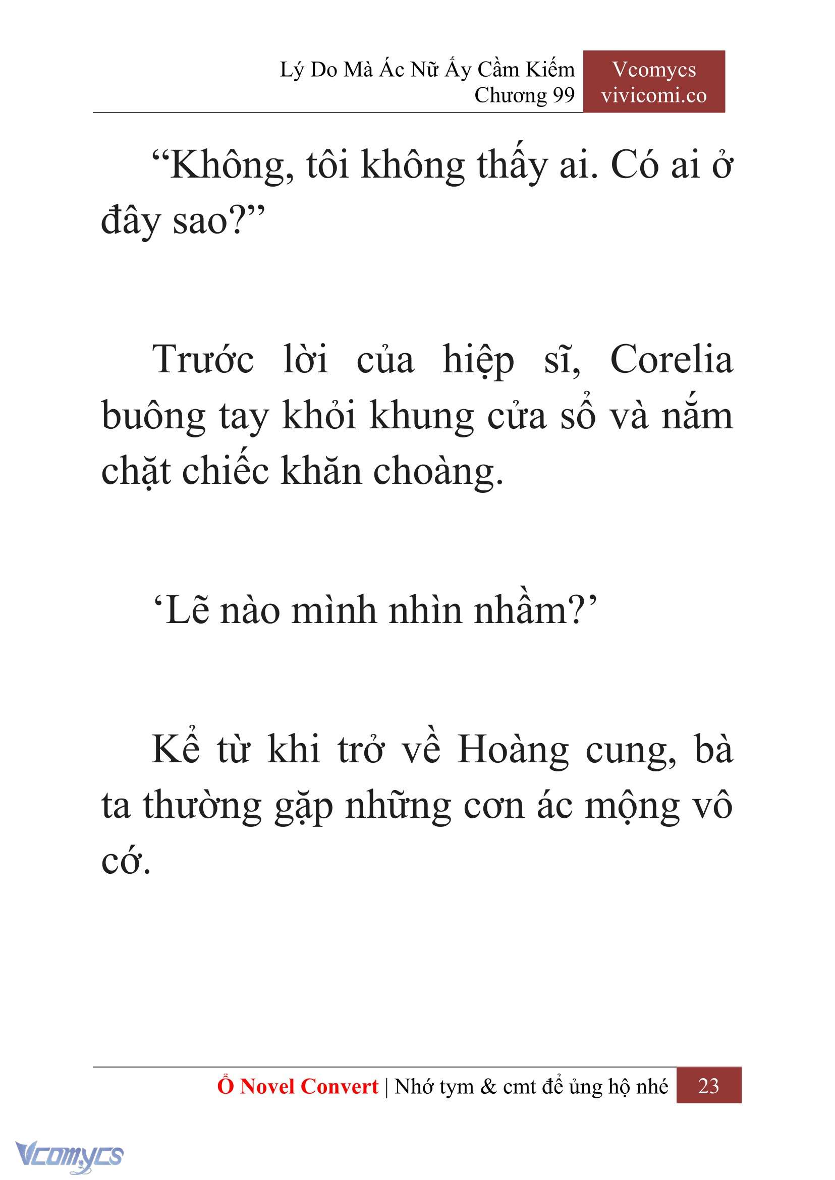 [Novel] Lý Do Mà Ác Nữ Ấy Cầm Kiếm Chap 99 - Trang 2