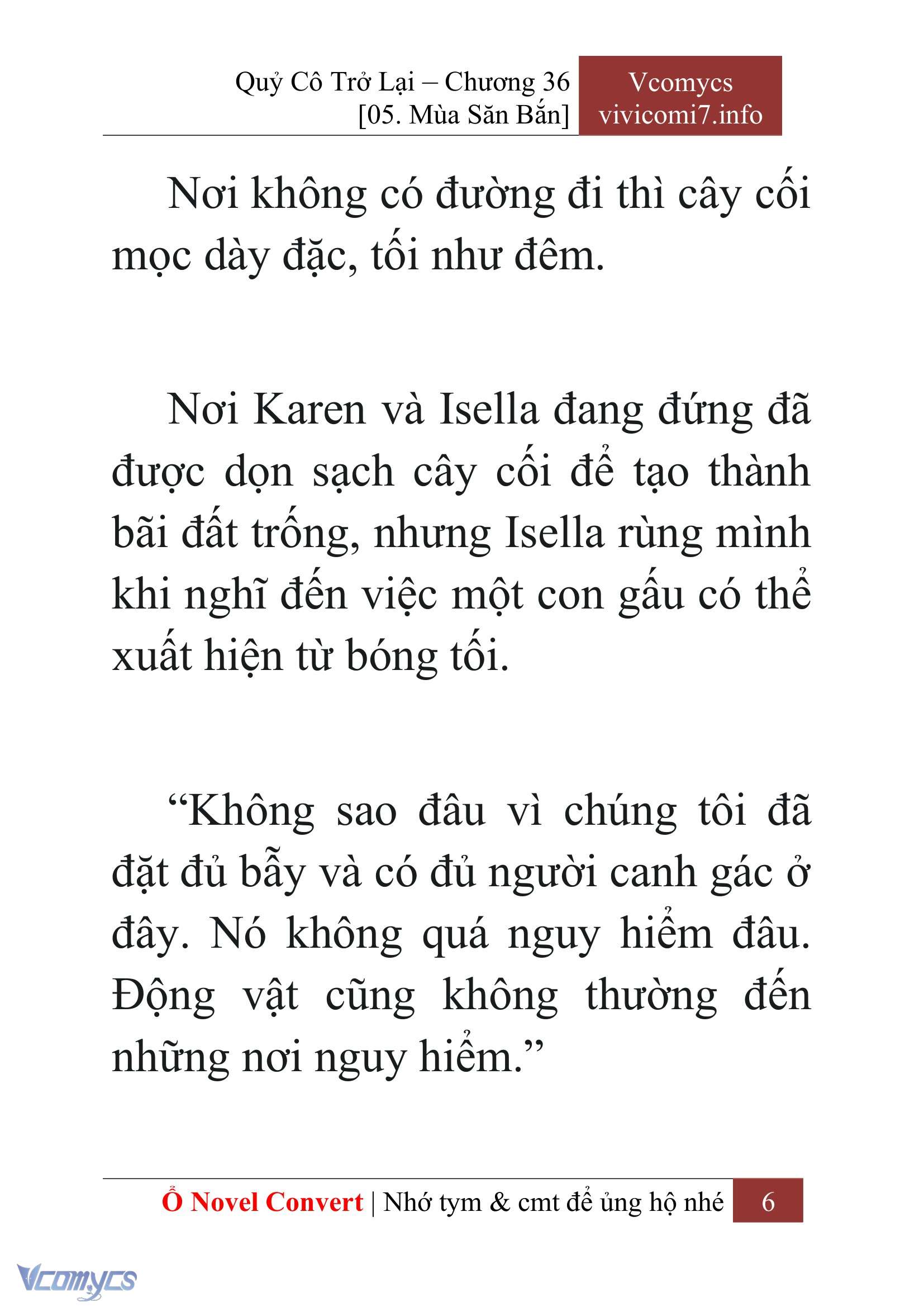 [Novel] Quý Cô Trở Lại Chap 36 - Trang 2