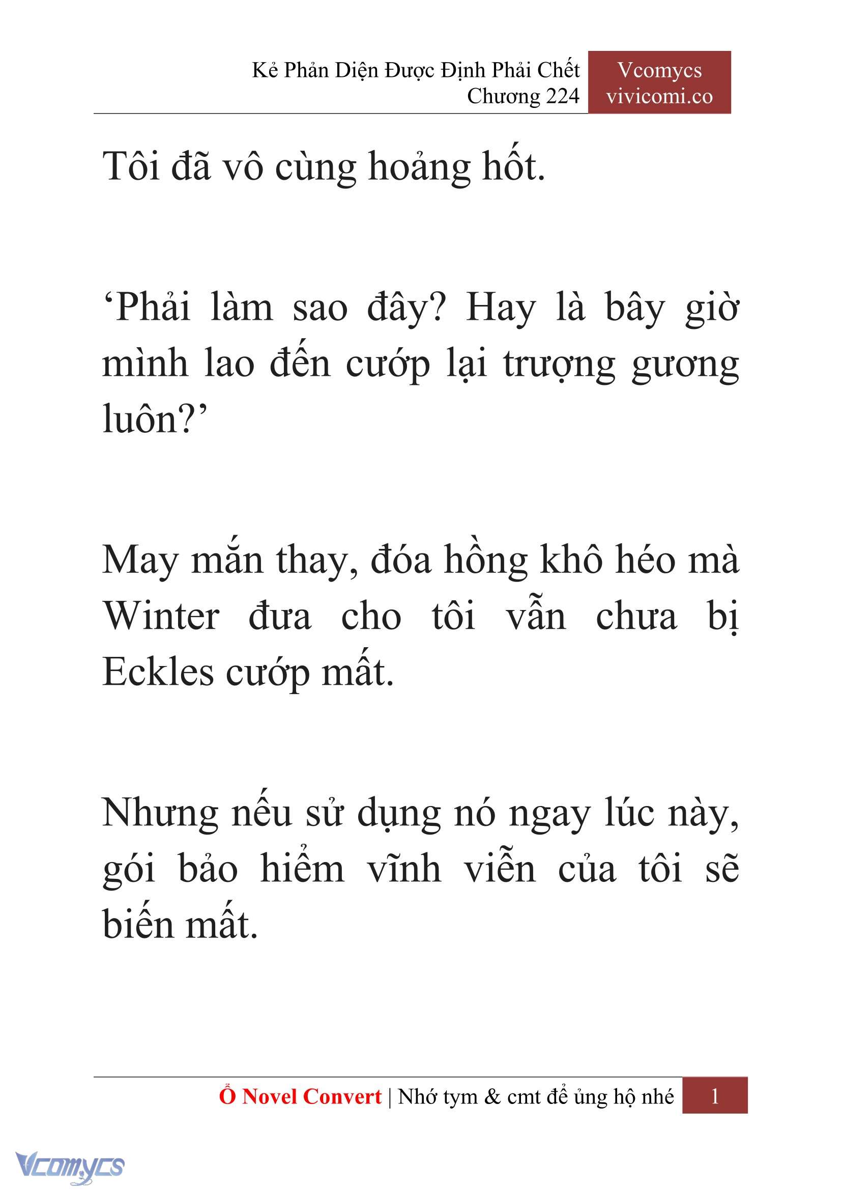 [Novel] Kẻ Phản Diện Được Định Phải Chết Chap 224 - Trang 2