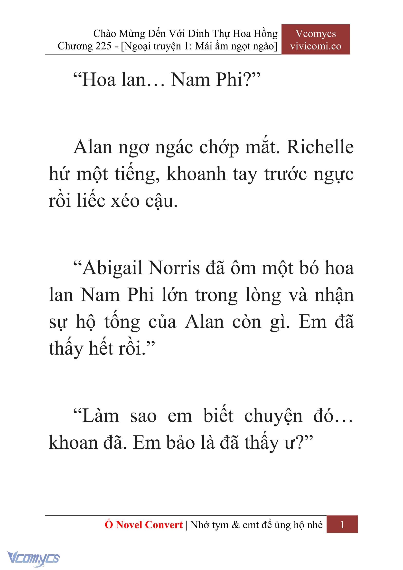 [Novel] Chào Mừng Đến Với Dinh Thự Hoa Hồng Chap 225 - Trang 2