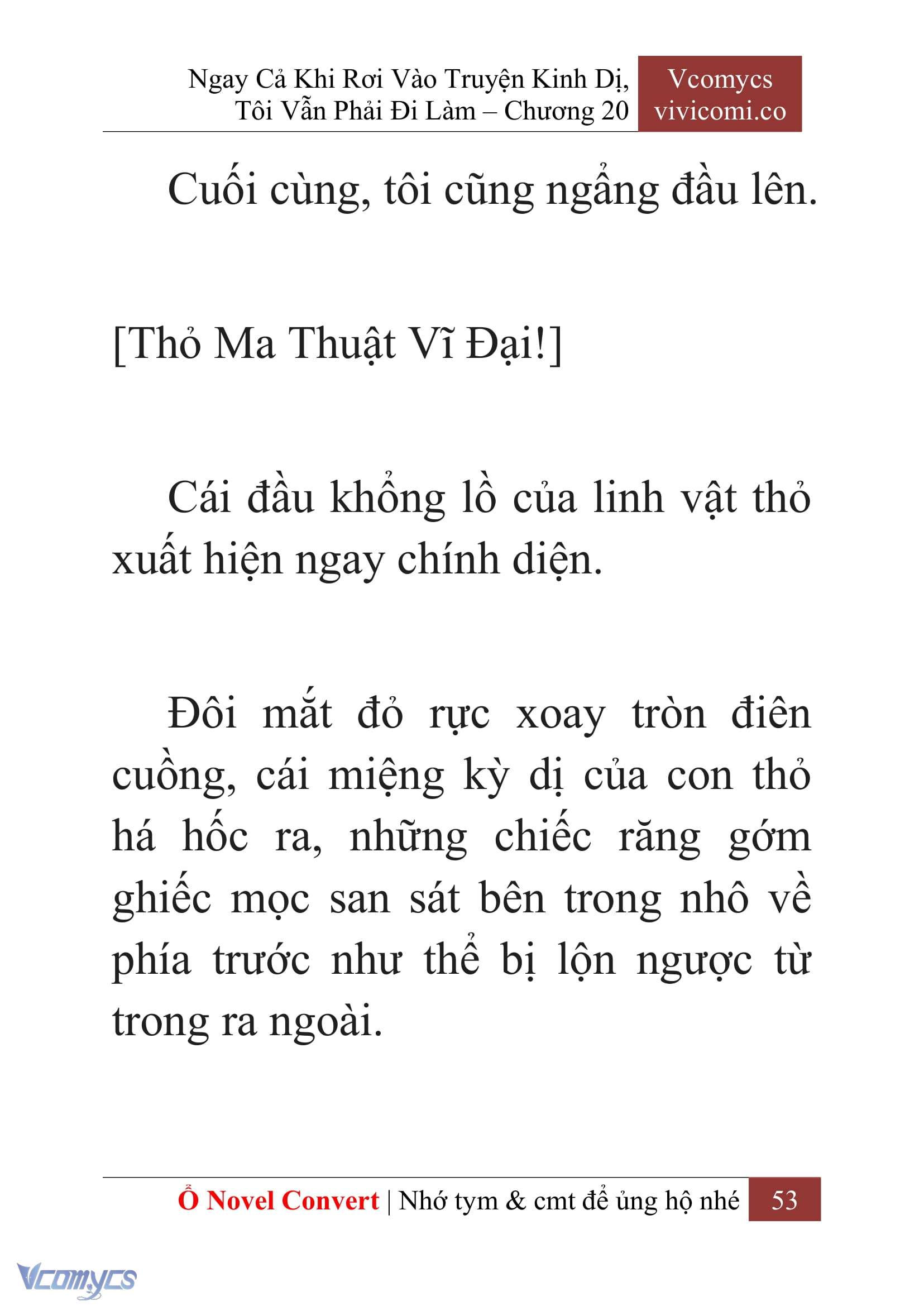 [Novel] Ngay Cả Khi Rơi Vào Truyện Kinh Dị, Tôi Vẫn Phải Đi Làm Chap 20 - Trang 2