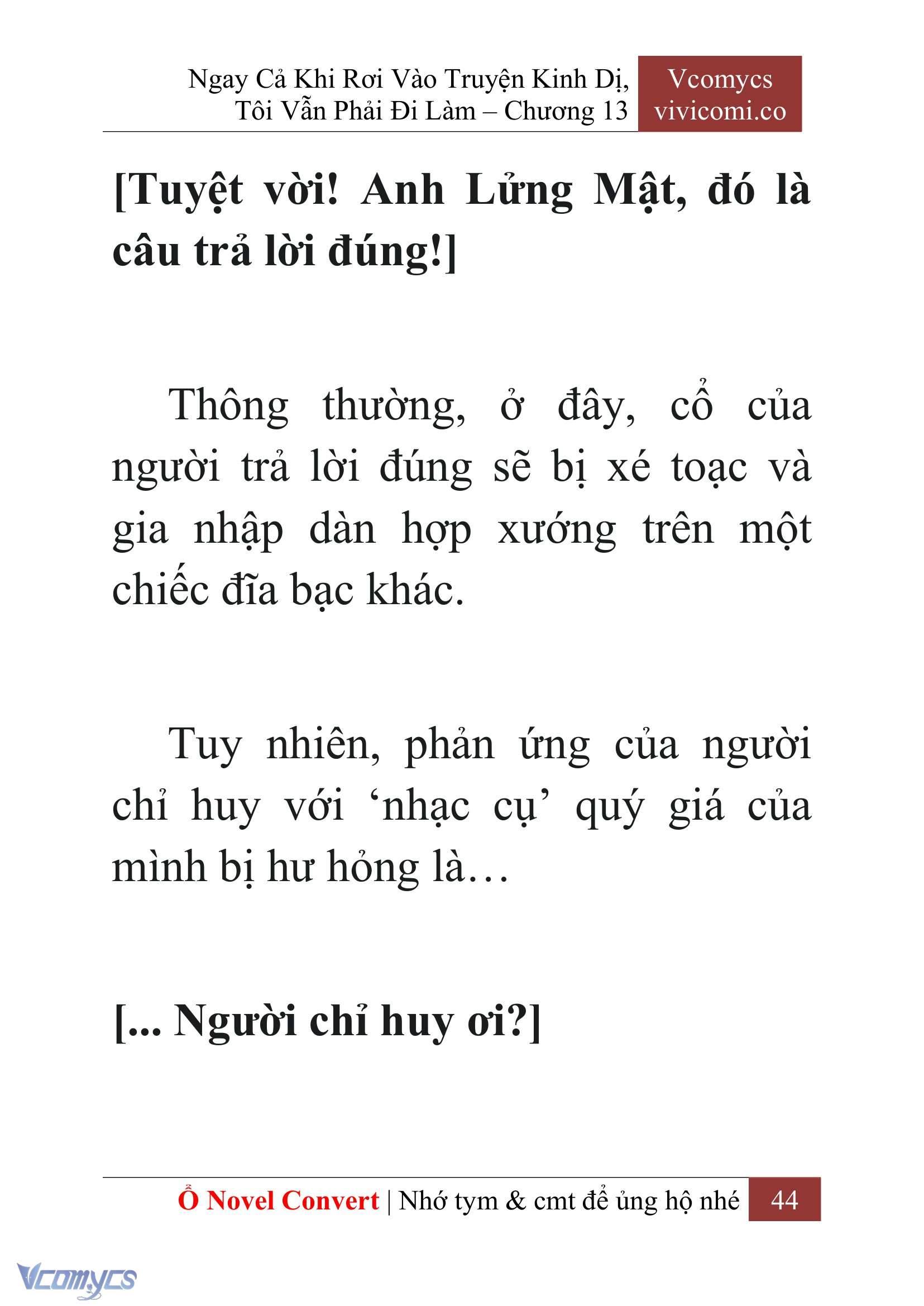 [Novel] Ngay Cả Khi Rơi Vào Truyện Kinh Dị, Tôi Vẫn Phải Đi Làm Chap 13 - Trang 2