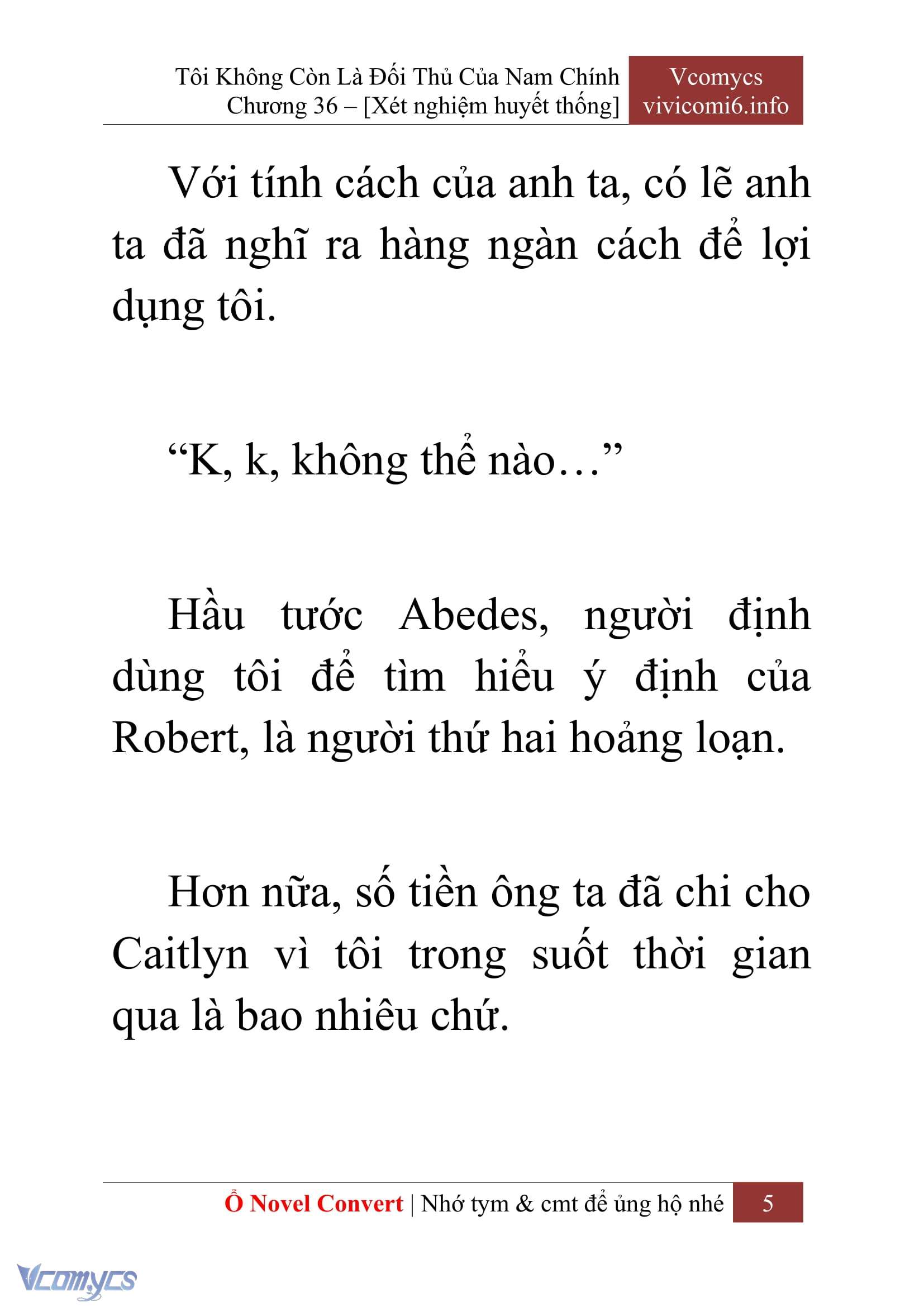 [Novel] Tôi Không Còn Là Đối Thủ Của Nam Chính Chap 36 - Trang 2