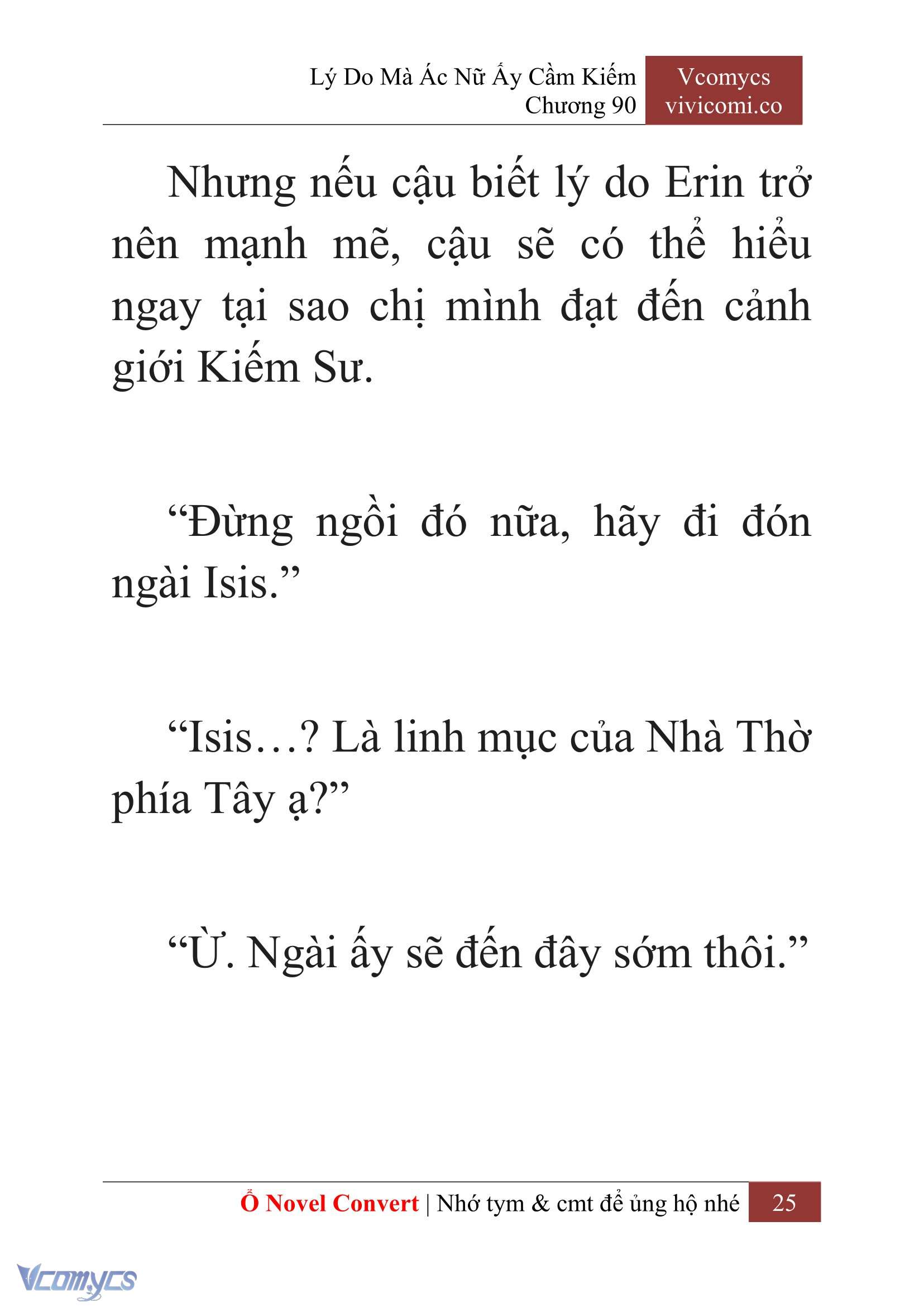 [Novel] Lý Do Mà Ác Nữ Ấy Cầm Kiếm Chap 90 - Trang 2