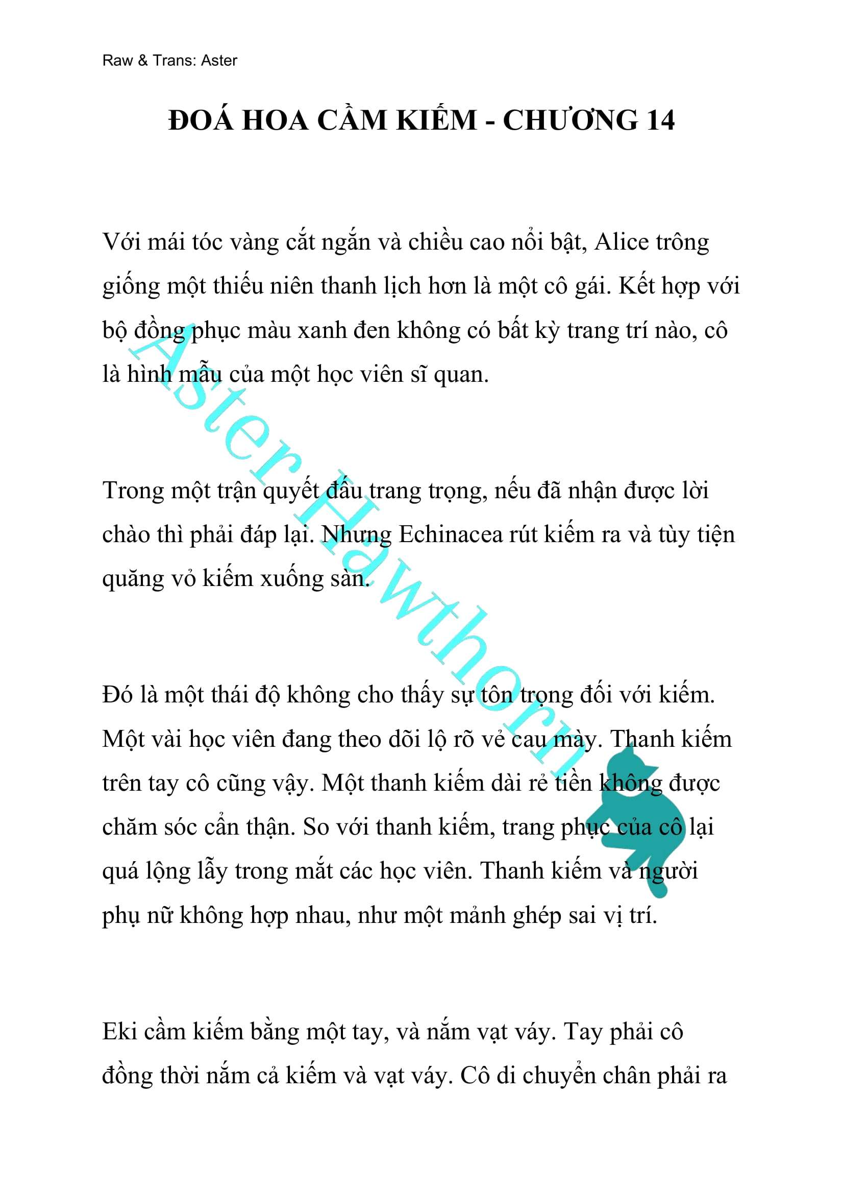 [NOVEL] Đóa Hoa Cầm Kiếm Chap 14 - Trang 2