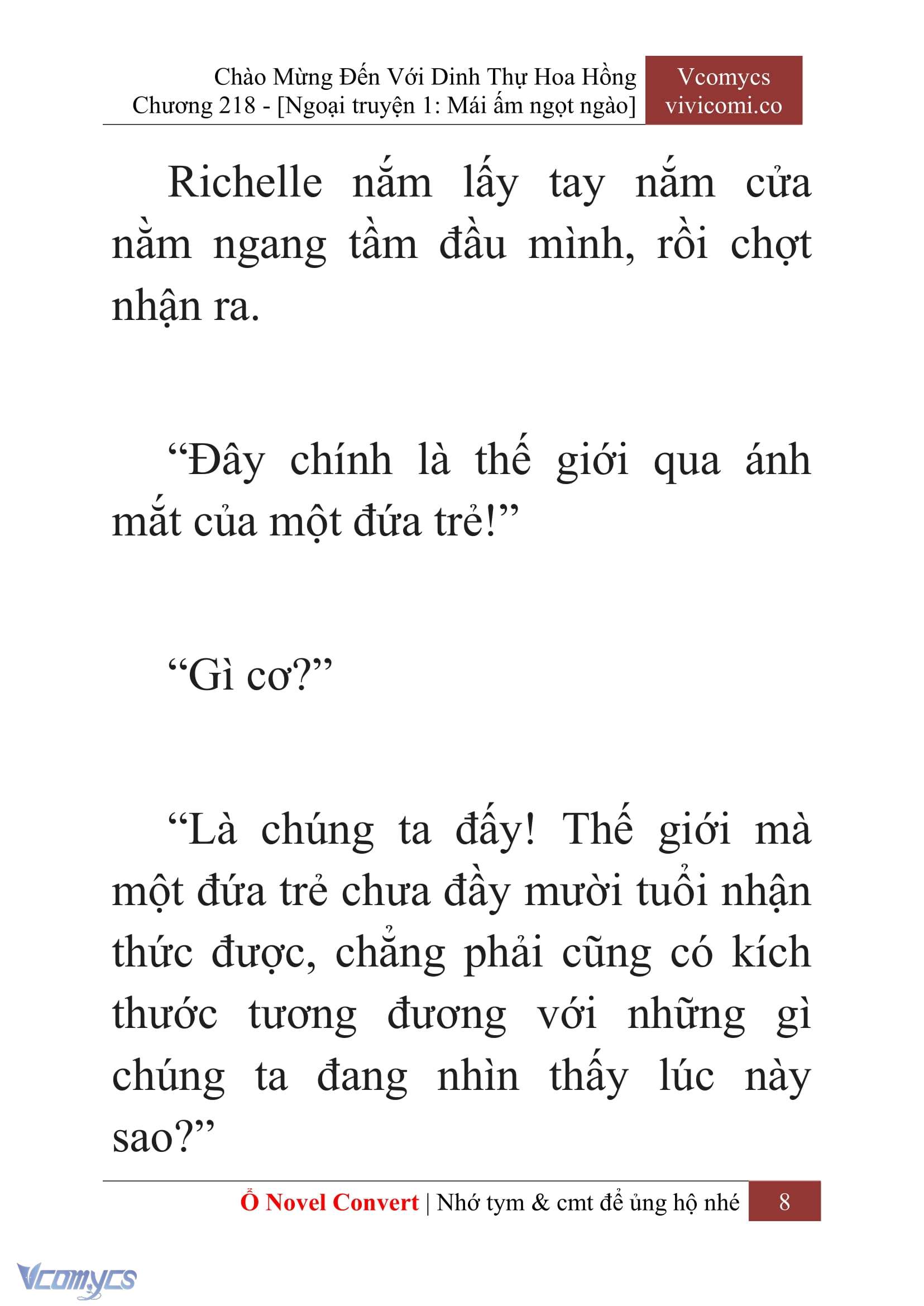 [Novel] Chào Mừng Đến Với Dinh Thự Hoa Hồng Chap 218 - Trang 2